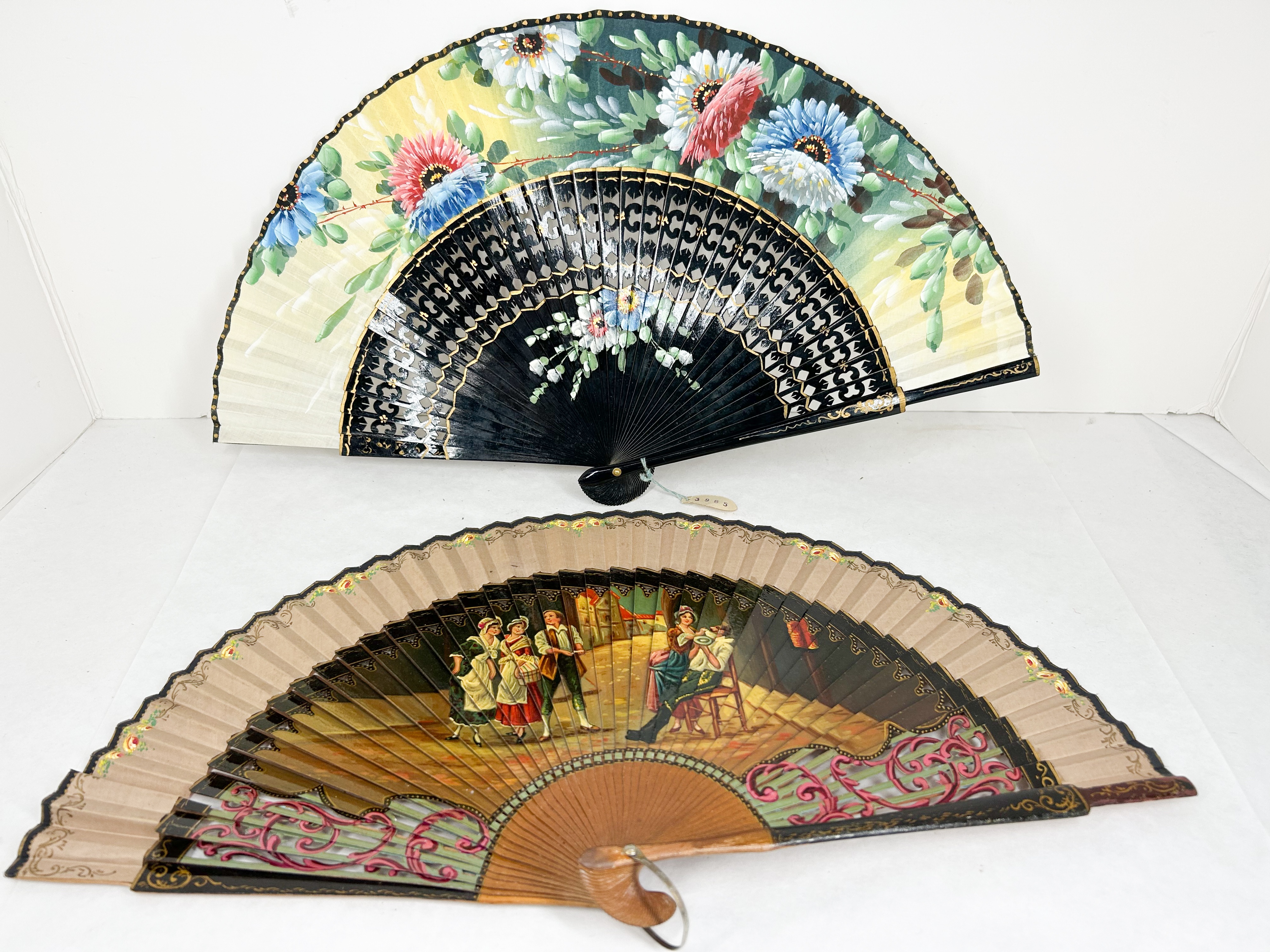 VINTAGE BEADED EVENING BAGS AND FANS