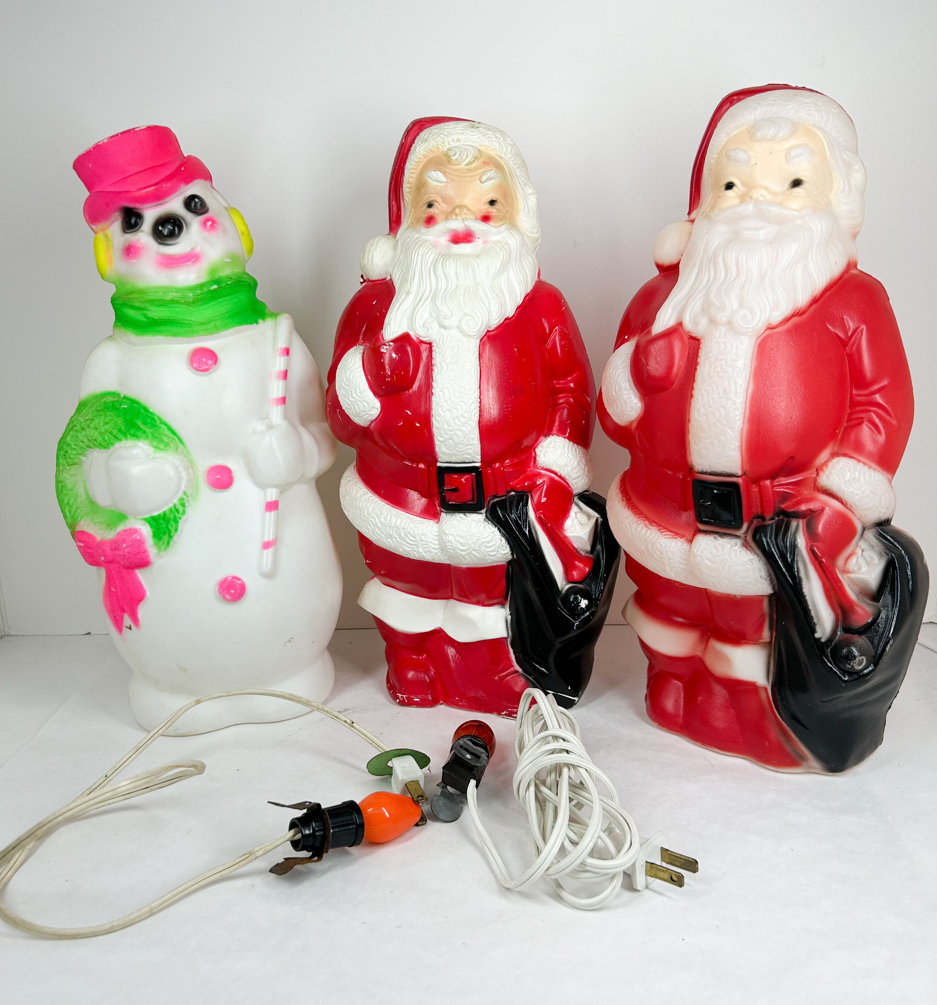 EMPIRE PLASTIC CHRISTMAS BLOW-MOLDS 1968