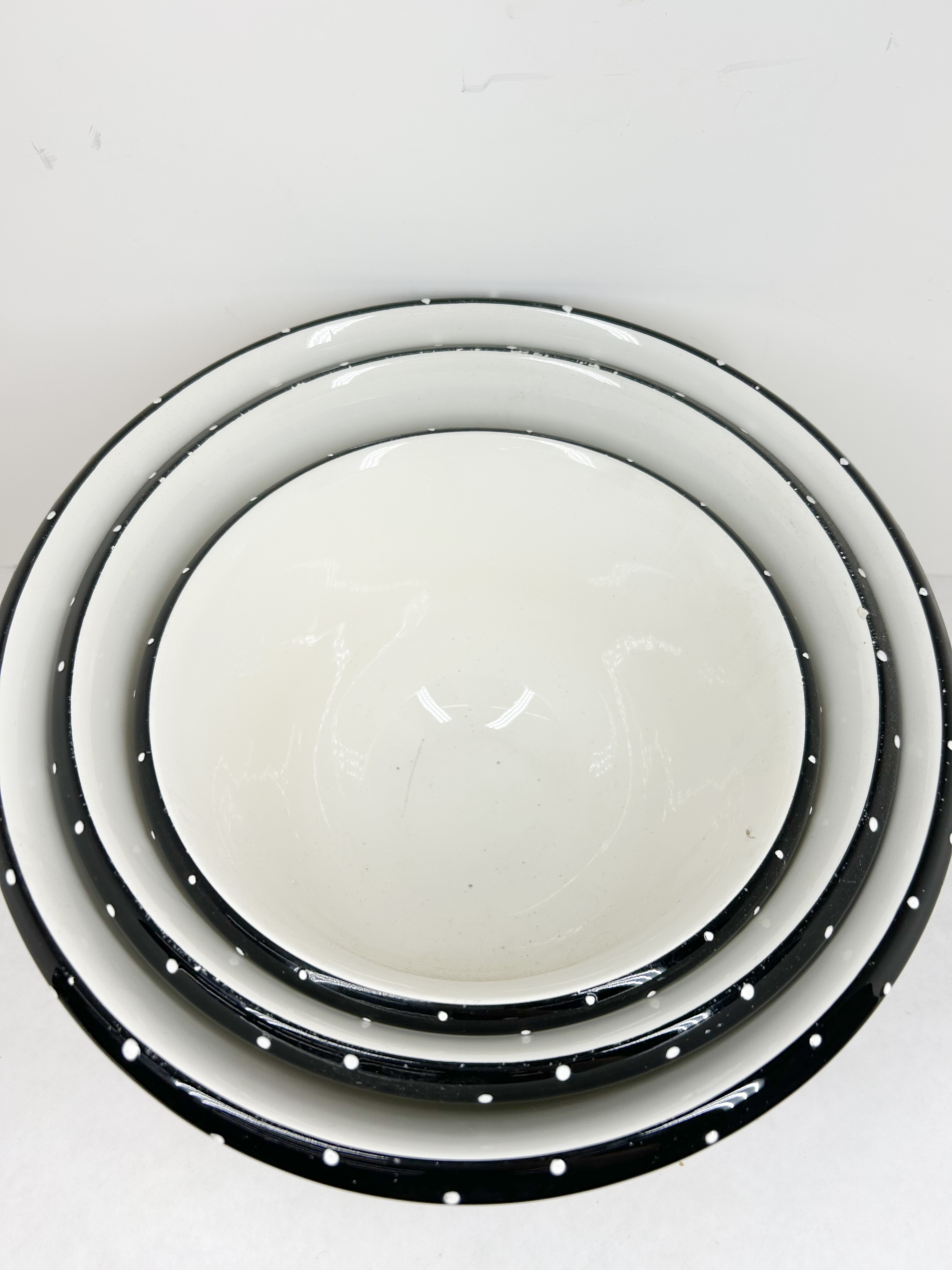 (3)GIBSON ELITE CERAMIC NESTING BOWLS