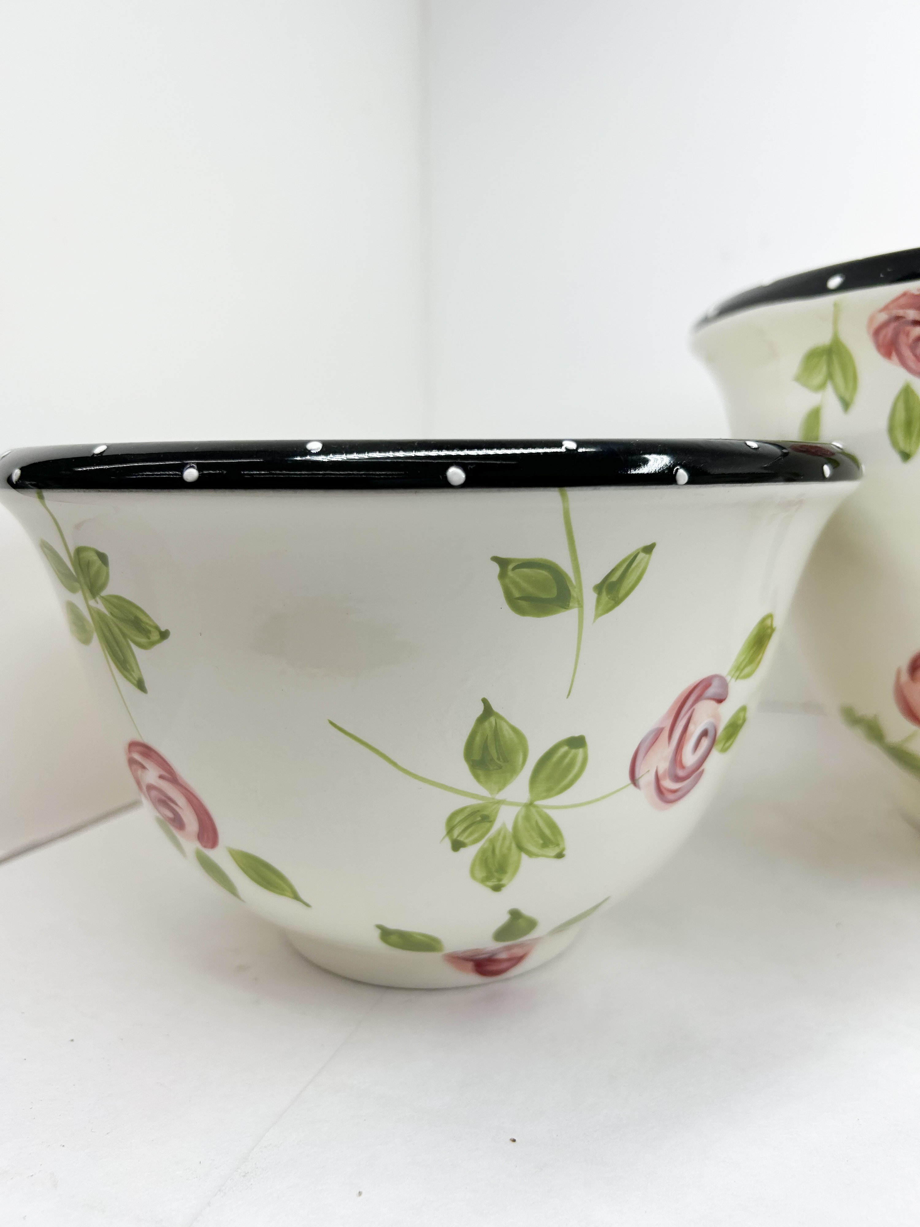 (3)GIBSON ELITE CERAMIC NESTING BOWLS