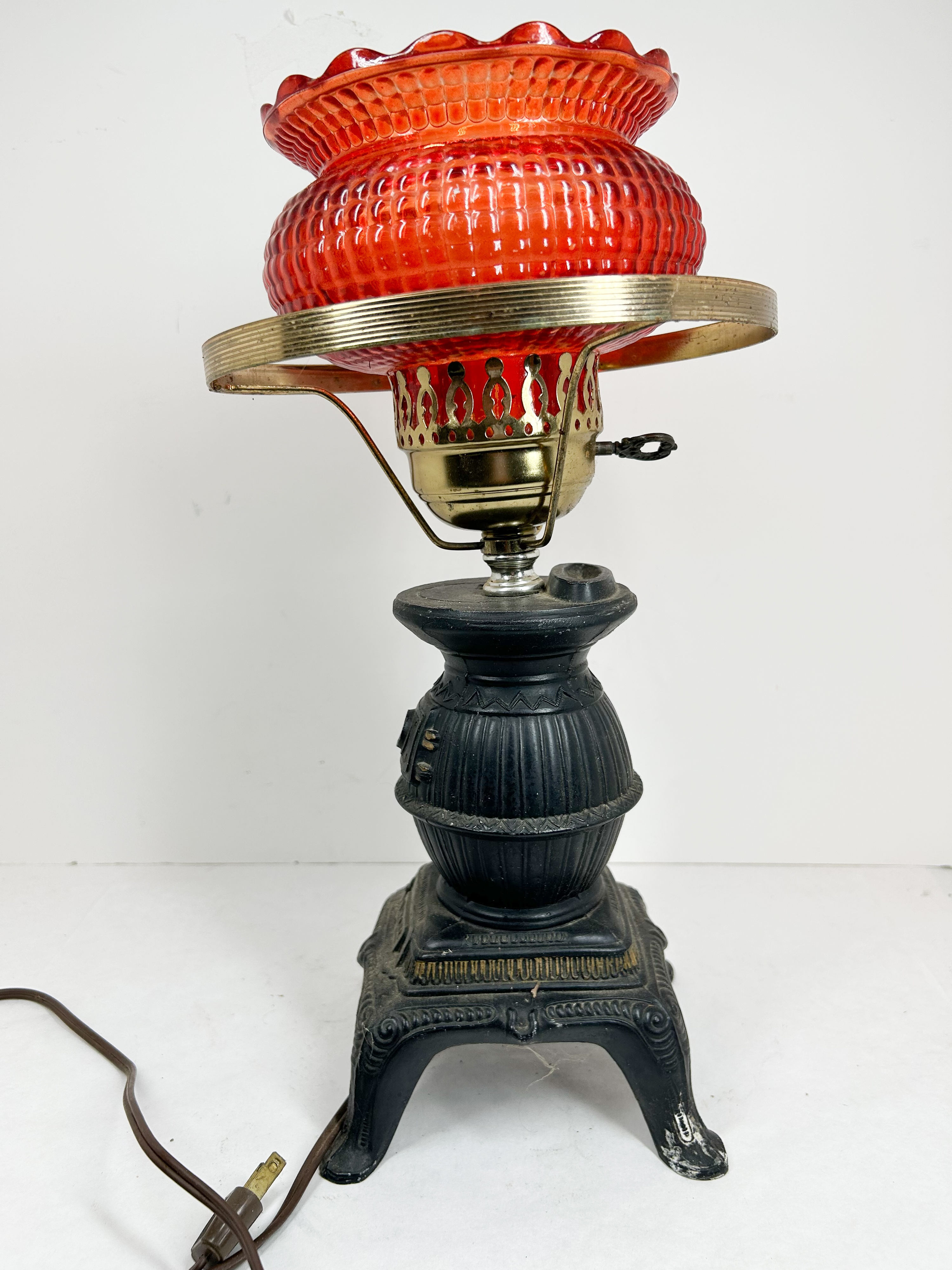 INDIANAPOLIS STOVE CO. METAL LAMP
