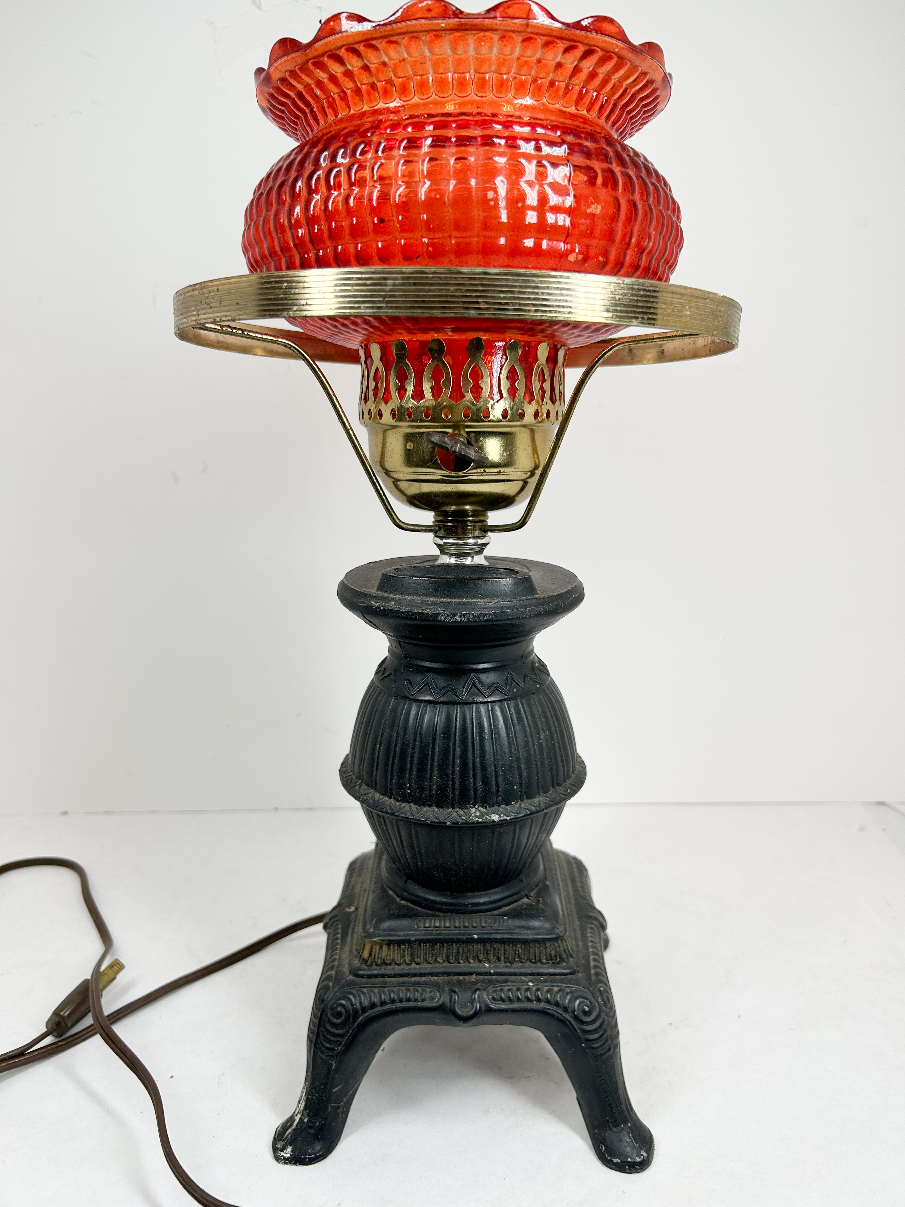 INDIANAPOLIS STOVE CO. METAL LAMP