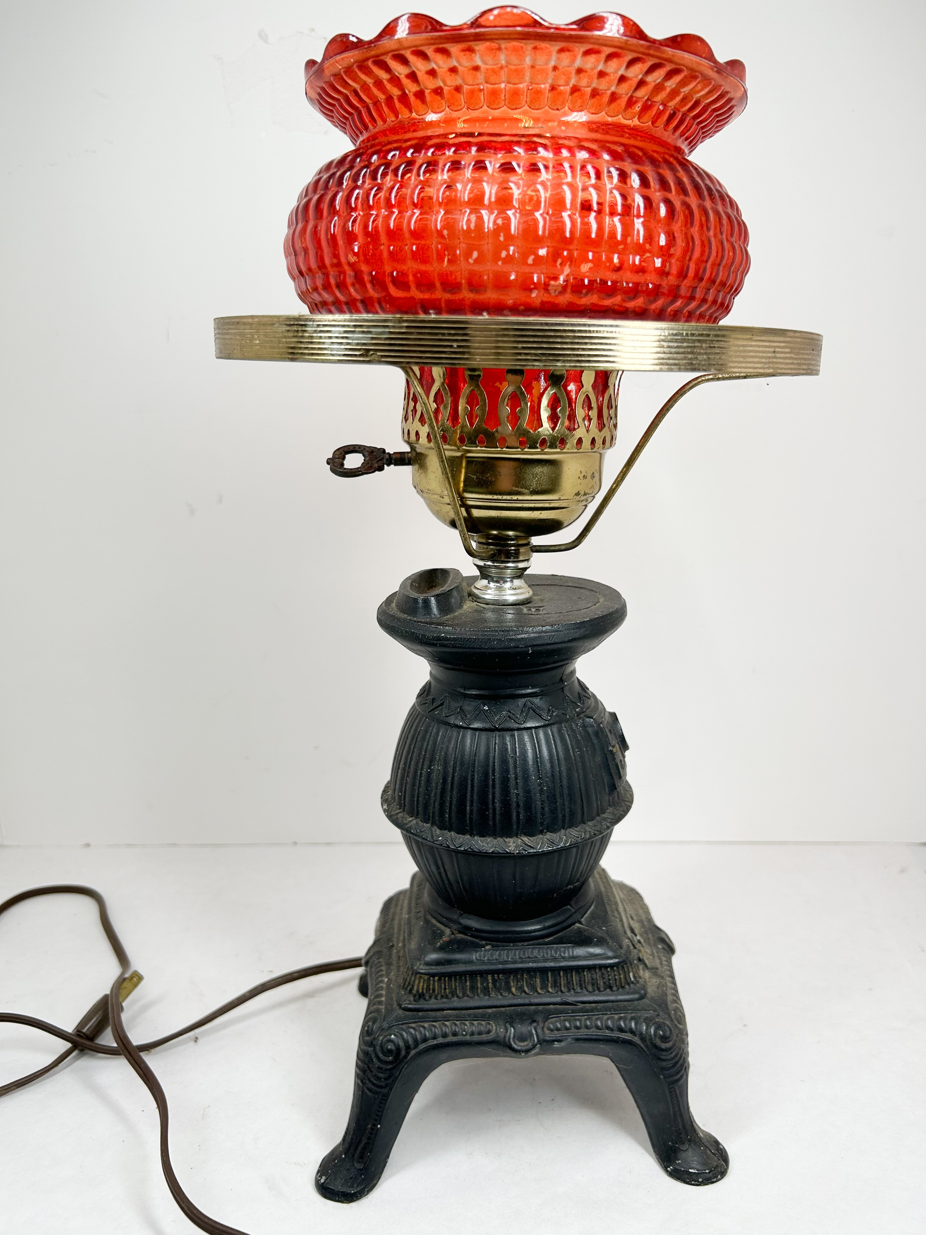 INDIANAPOLIS STOVE CO. METAL LAMP