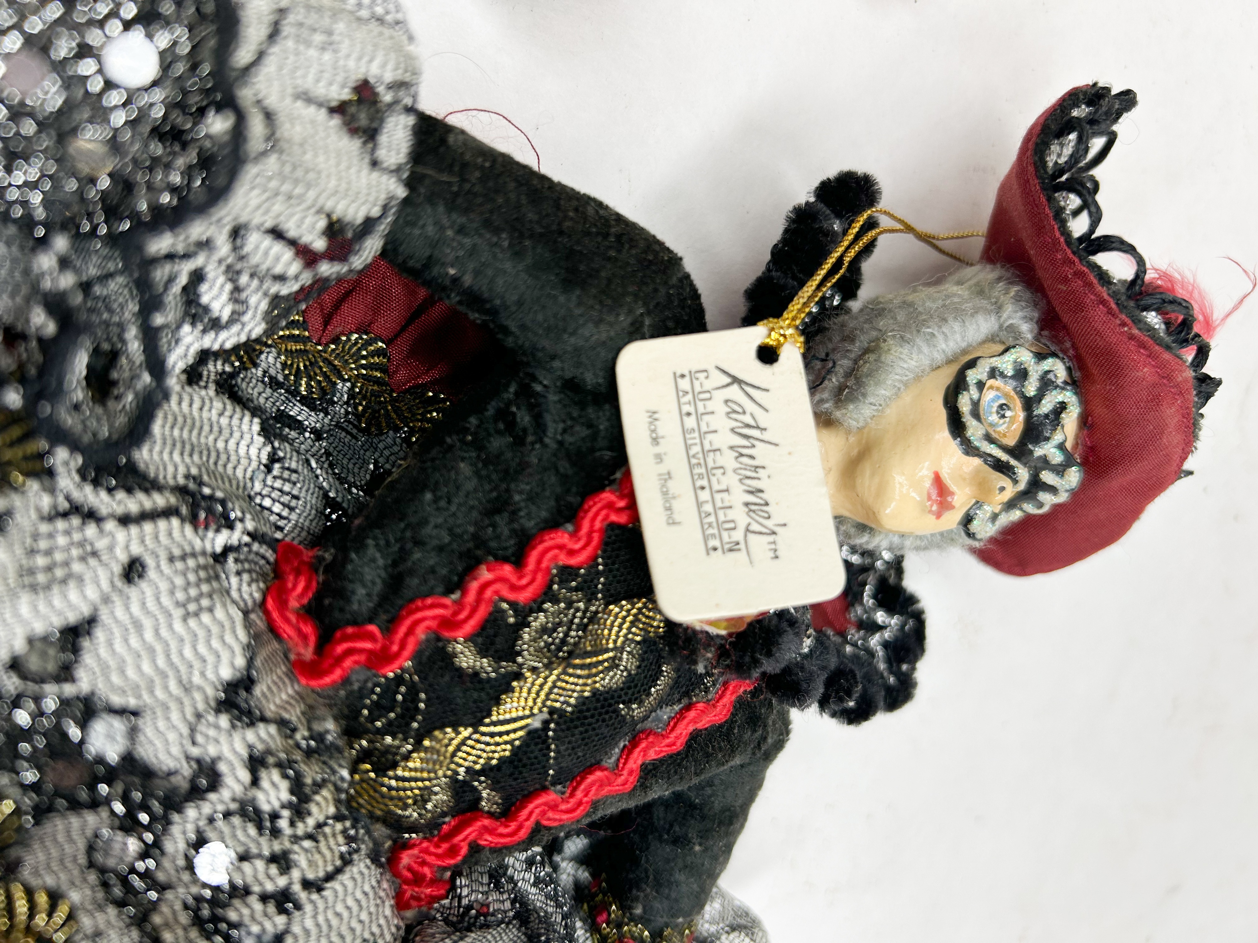 KATHERINE'S COLLECTION ASSORTED FABRIC ORNAMENTS