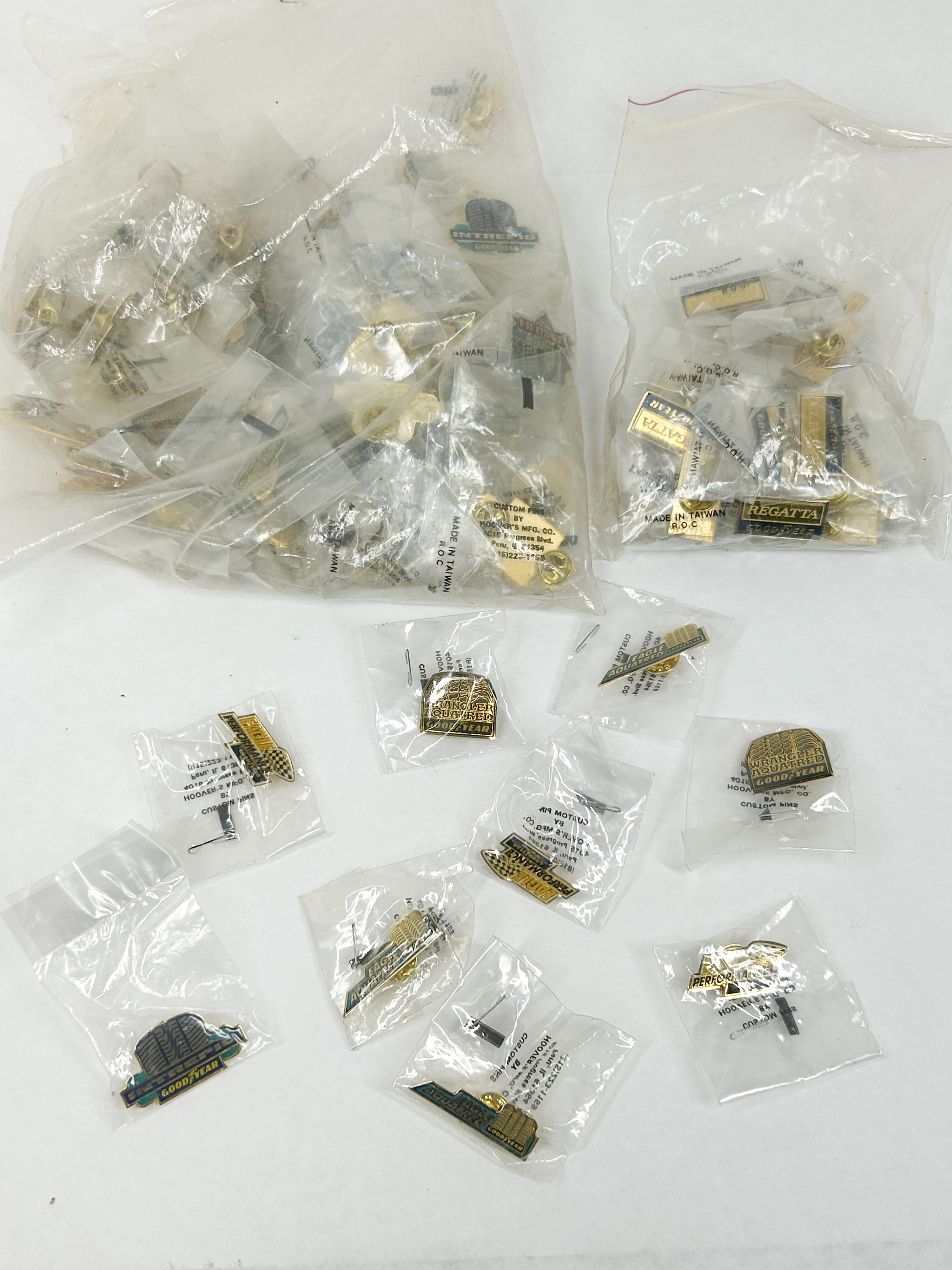 HOOVER'S MFG. CO. GOODYEAR PROMOTIONAL PINS