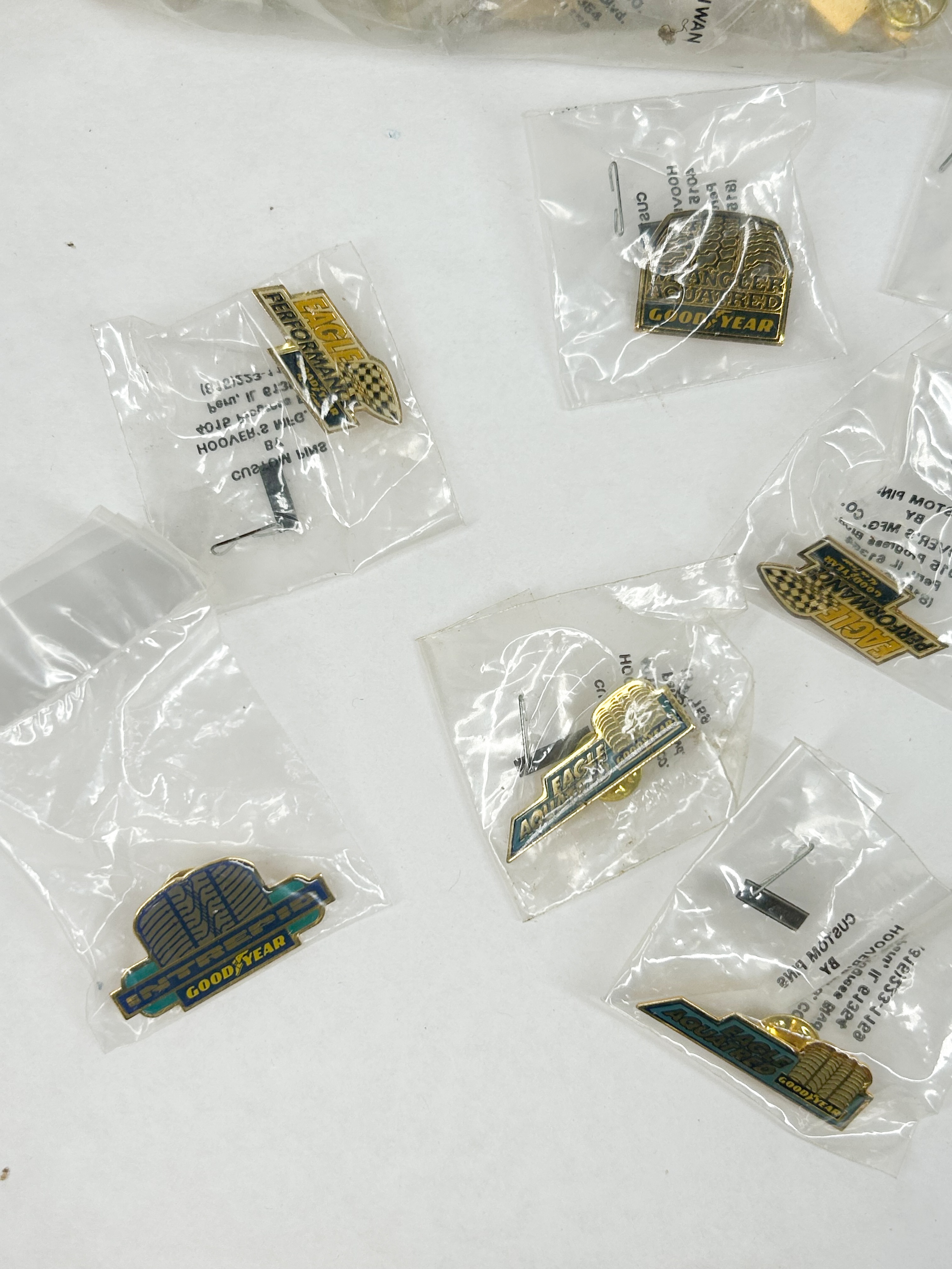 HOOVER'S MFG. CO. GOODYEAR PROMOTIONAL PINS