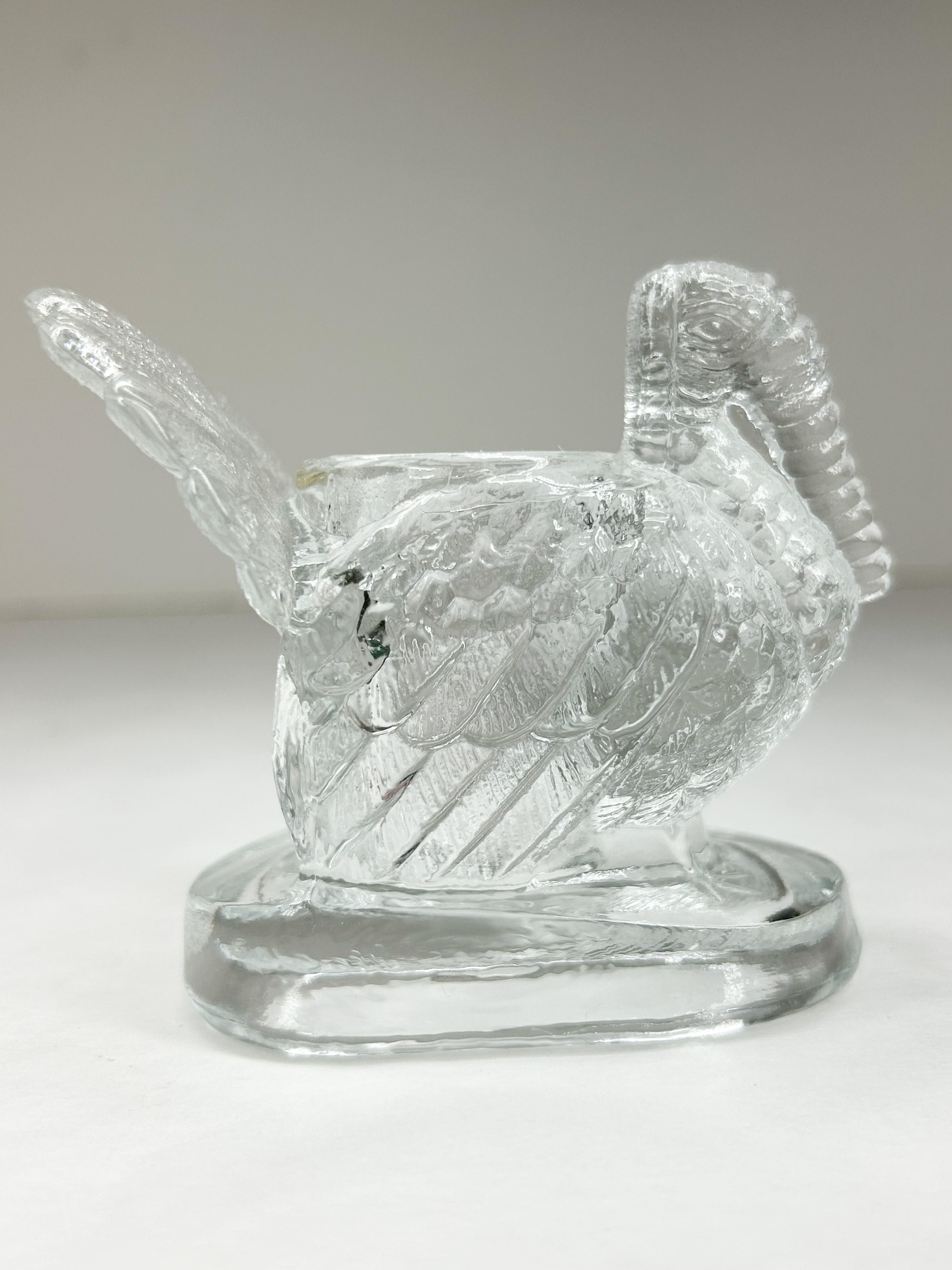CLEAR MOSSER TURKEY TOOTHPICK HOLDER