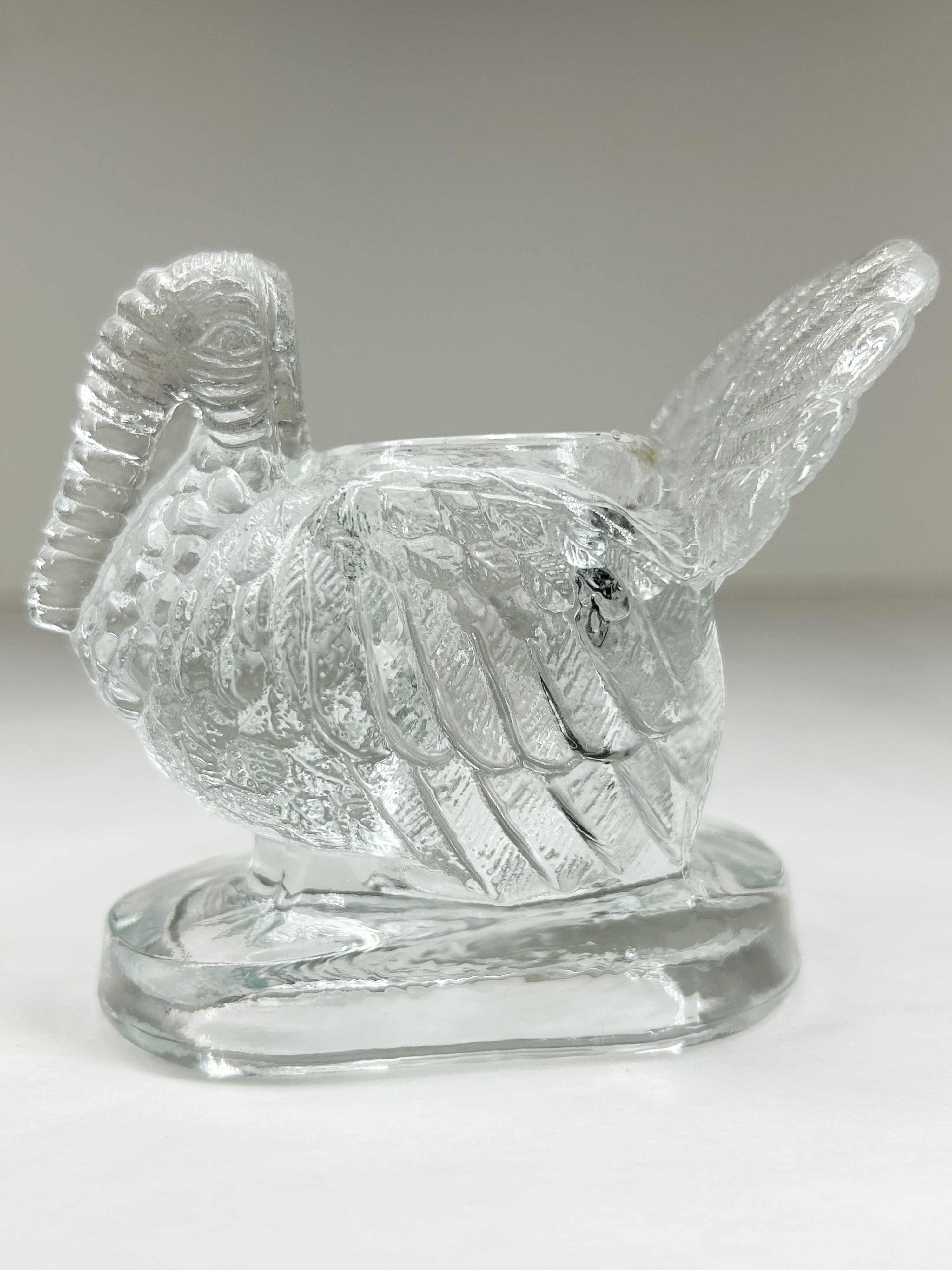 CLEAR MOSSER TURKEY TOOTHPICK HOLDER