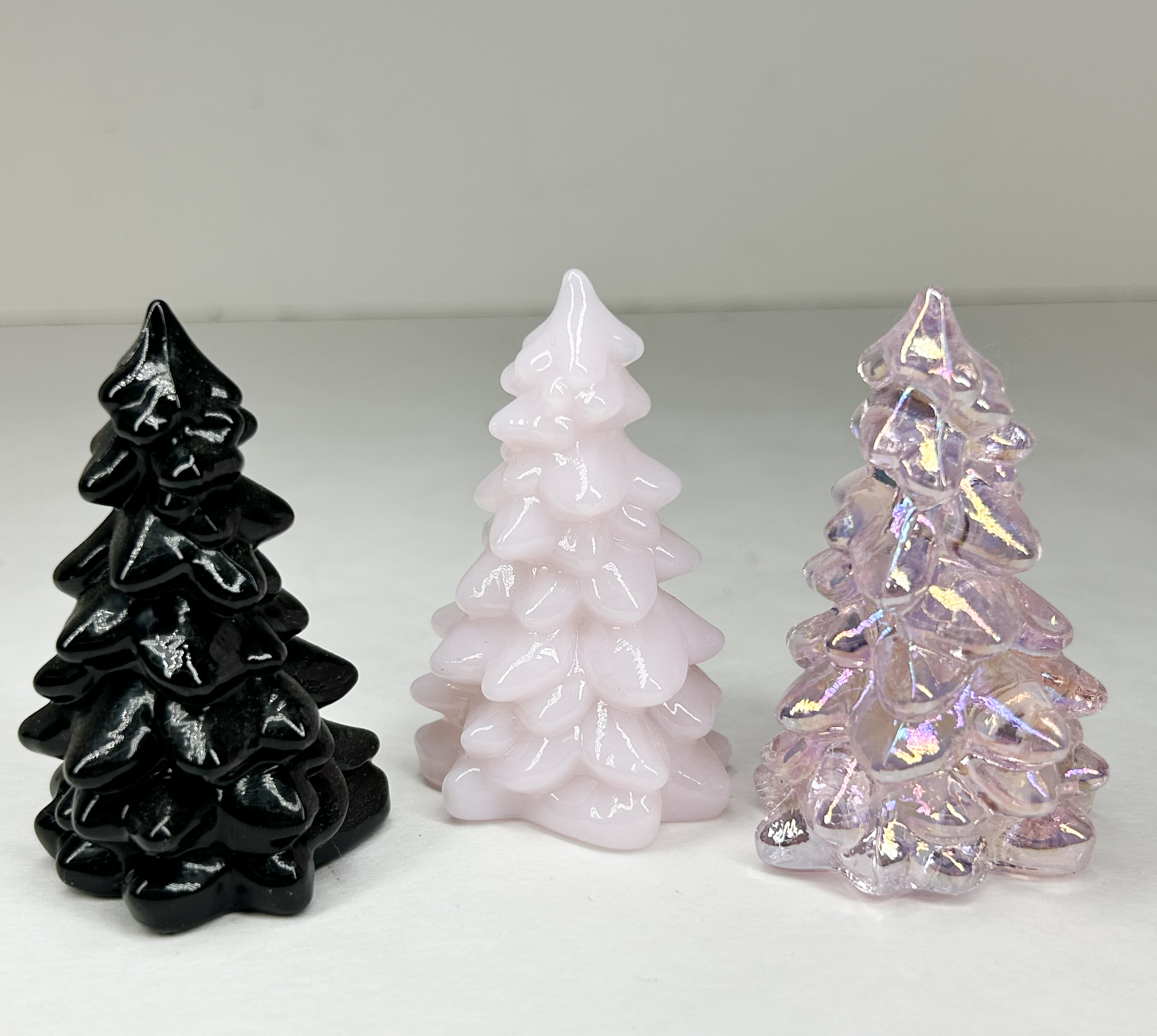 TRIO OF MINI MOSSER TREES