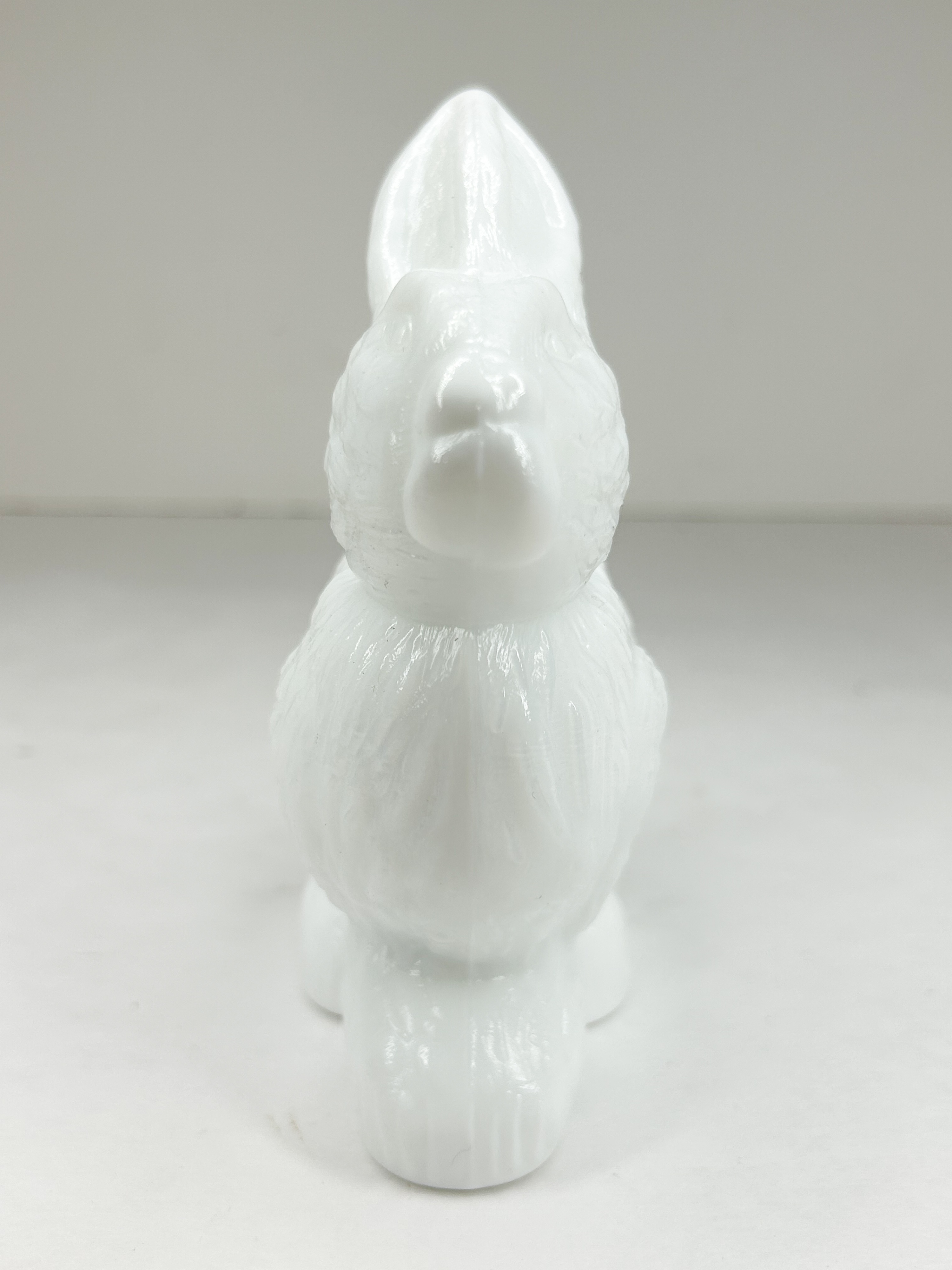 MOSSER MILK GLASS STANDING RABBIT