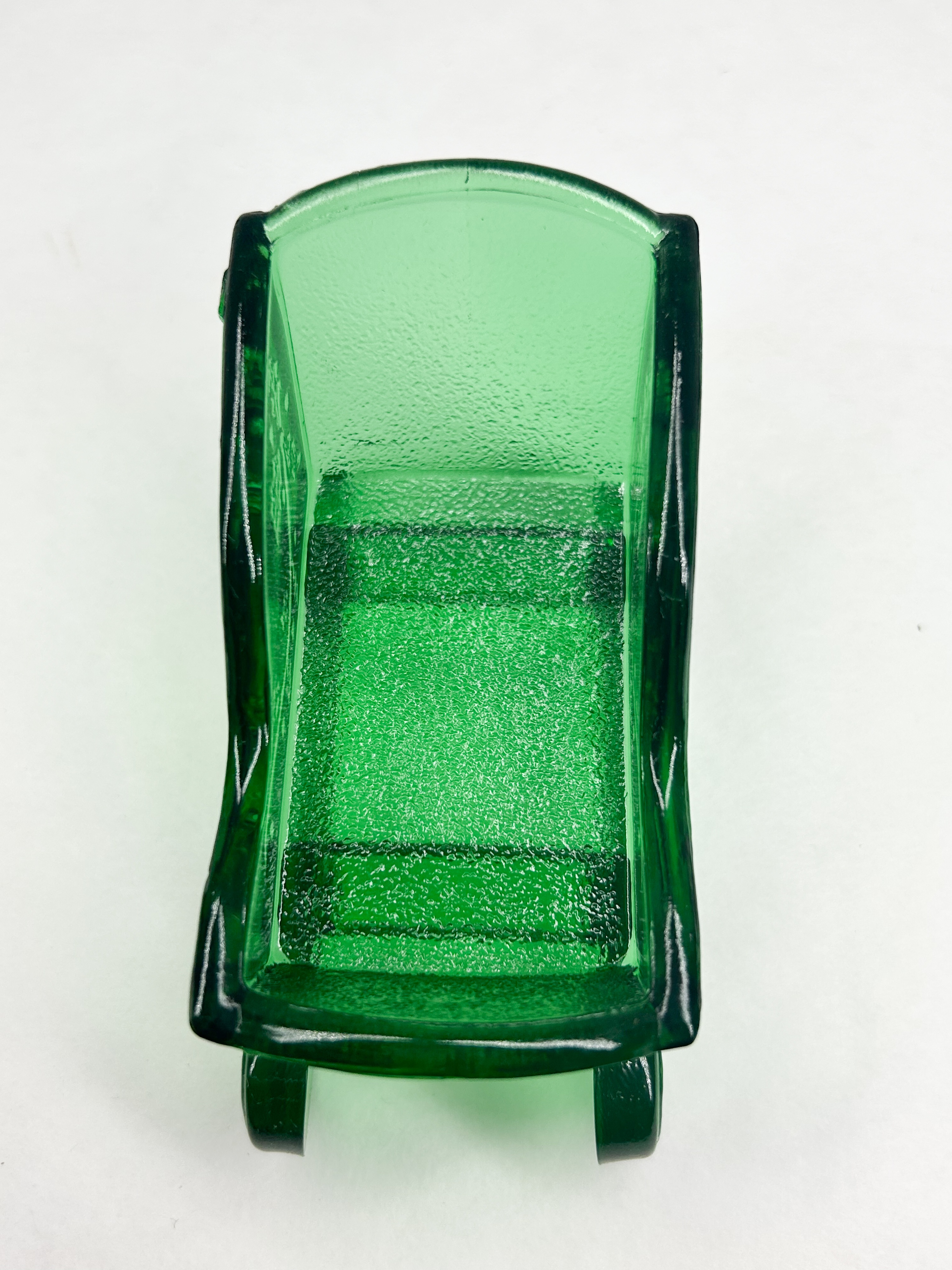 MOSSER GREEN GLASS SLEIGH