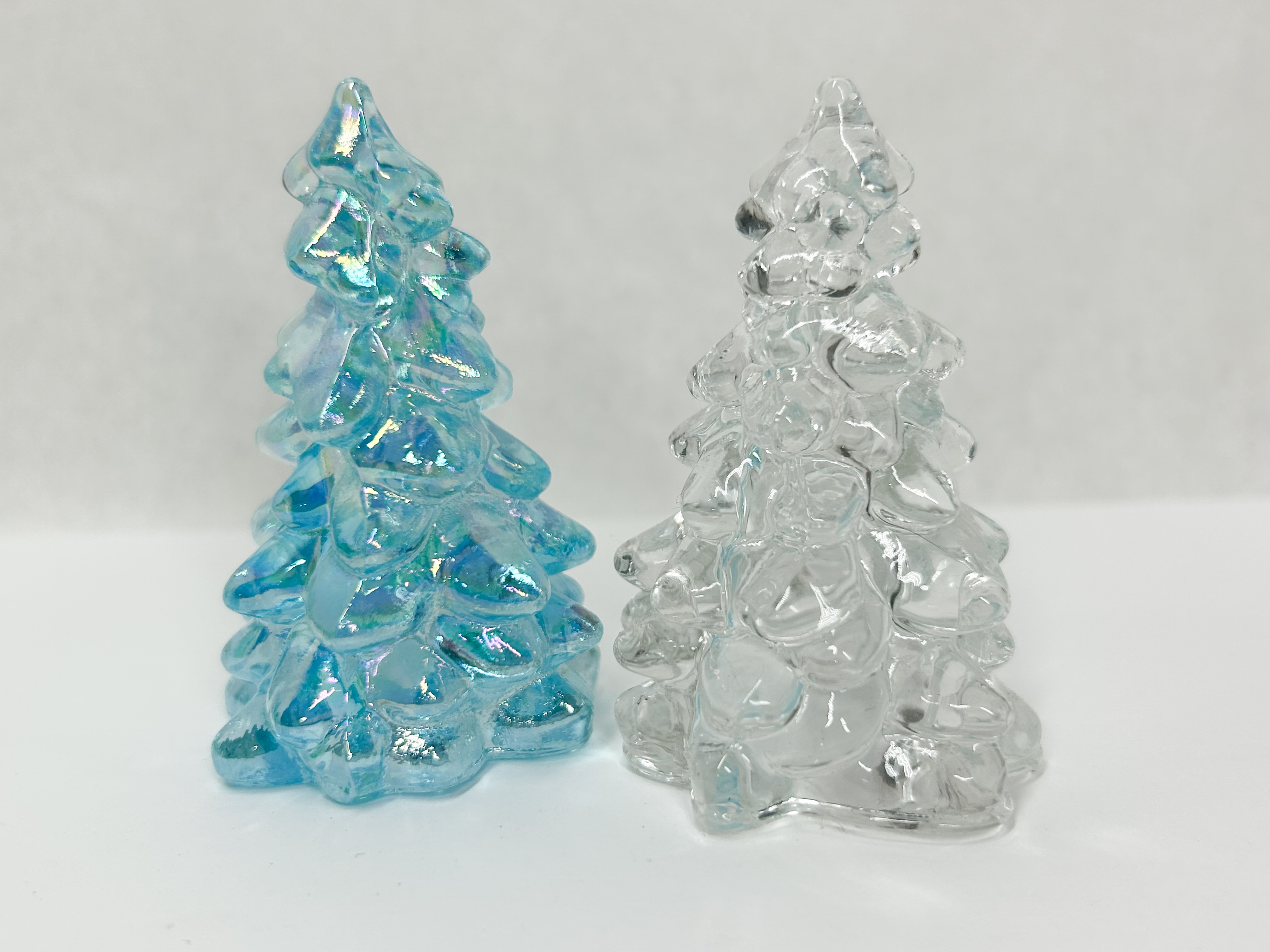 PAIR OF MOSSER CHRISTMAS TREES