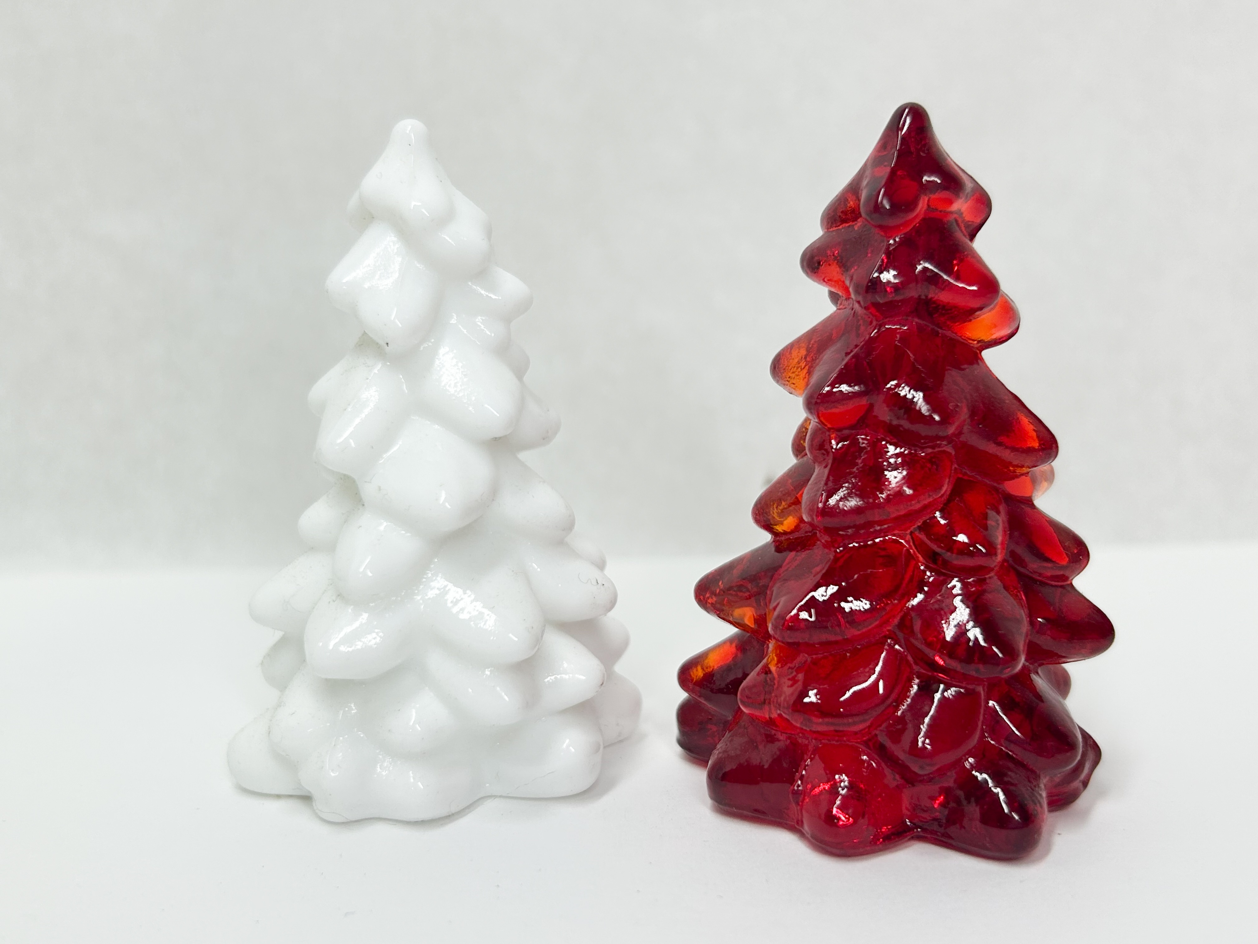 PAIR OF MOSSER CHRISTMAS TREES