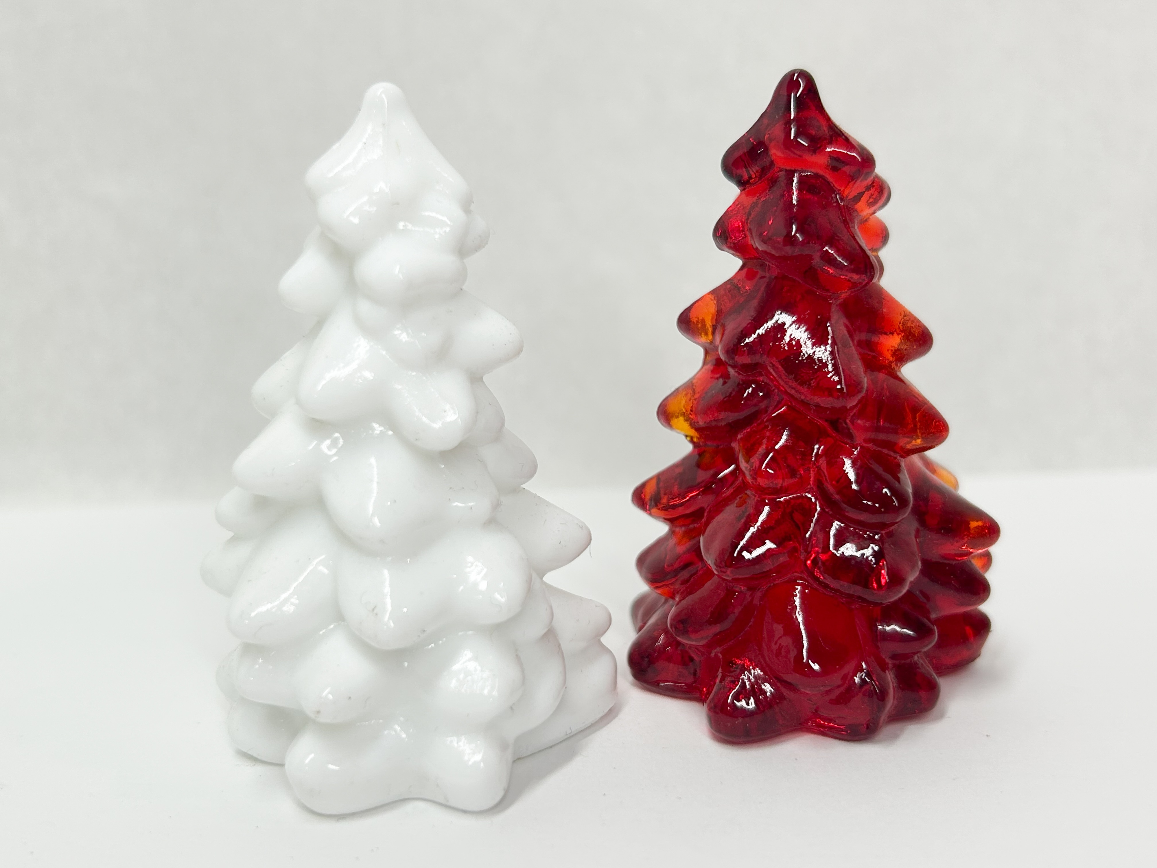 PAIR OF MOSSER CHRISTMAS TREES