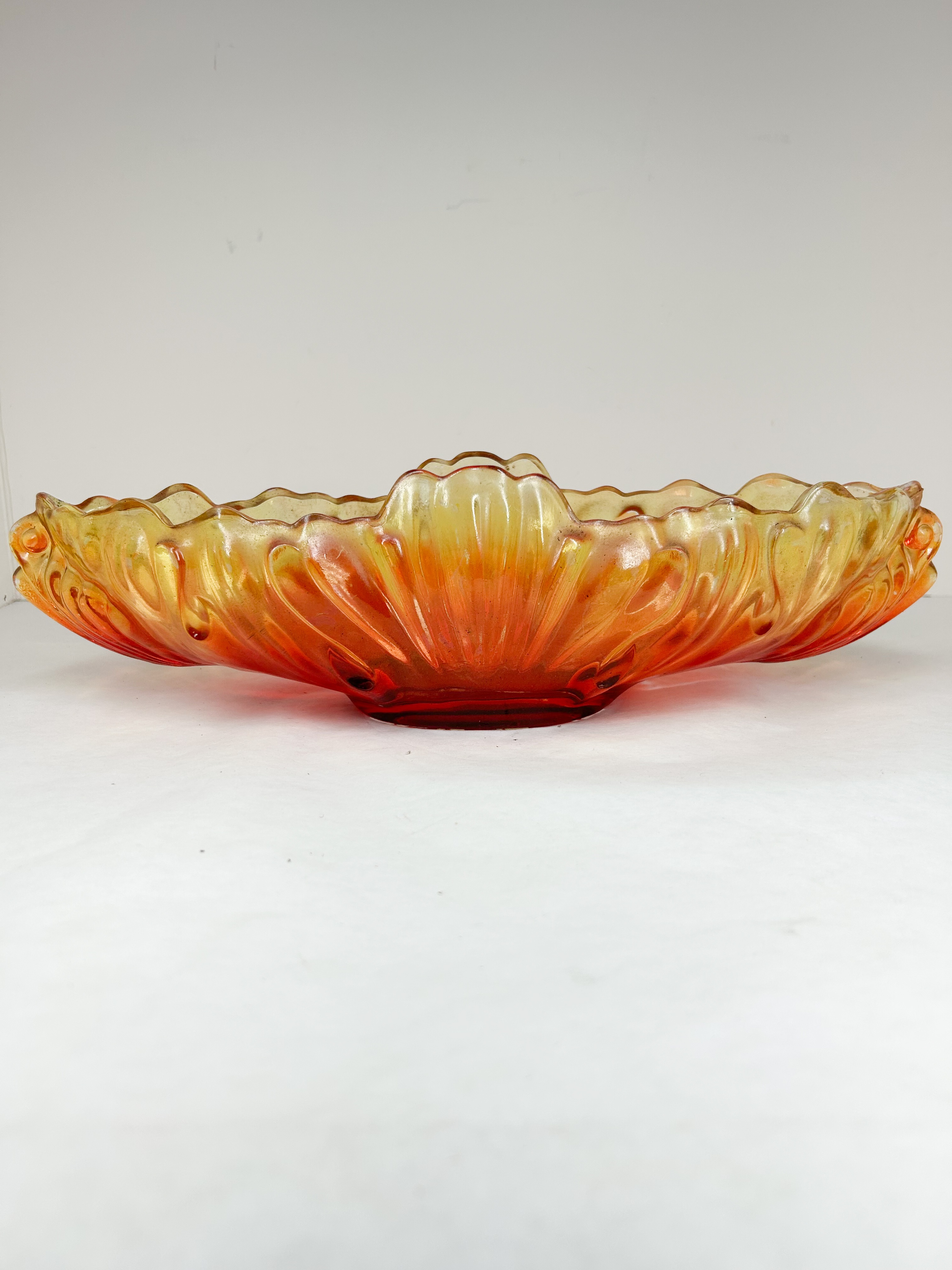 TWO PIECES OF AMERICAN PRESSED GLASS
