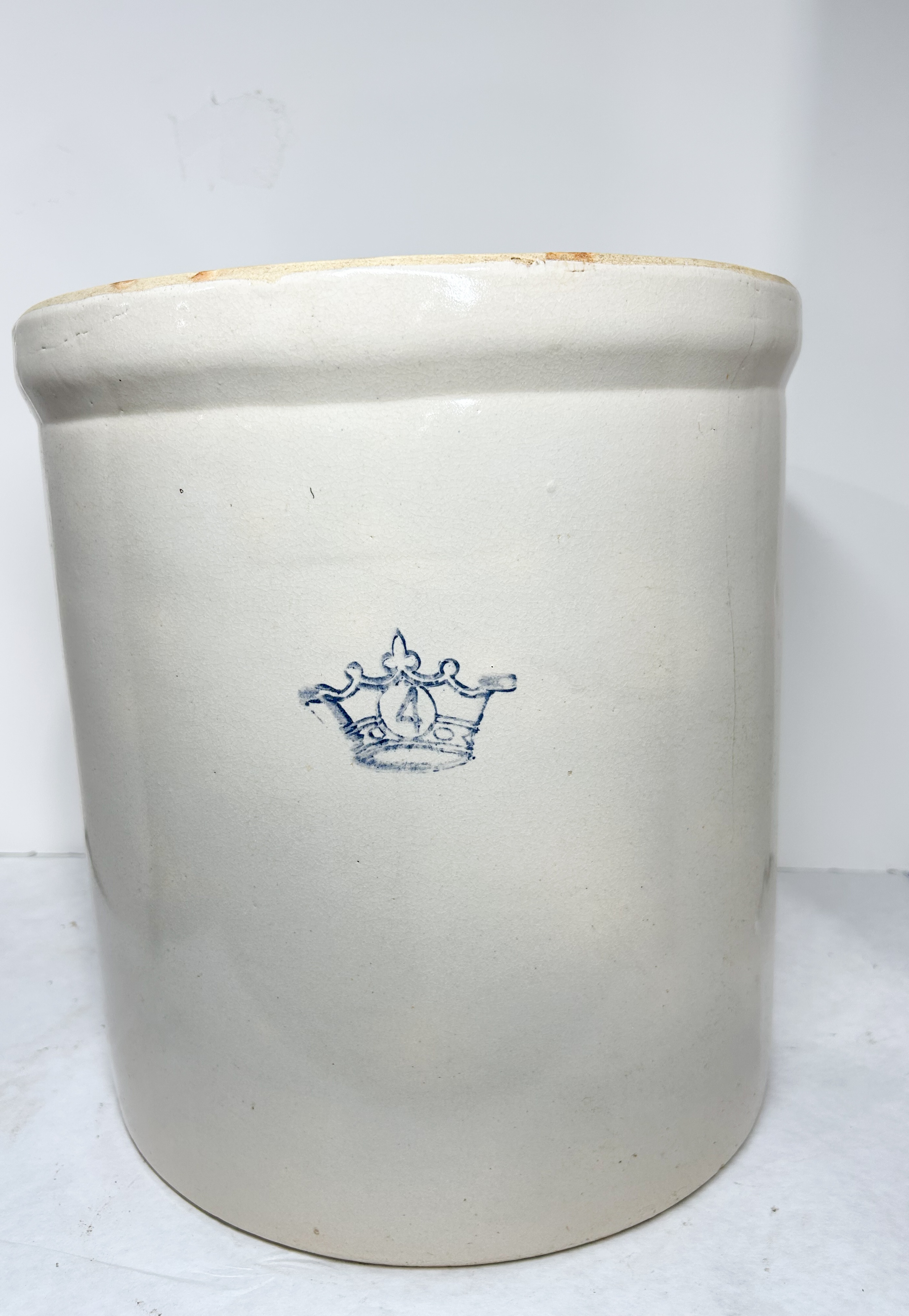 ROBINSON RANSBOTTOM STONEWARE CROWN CROCK