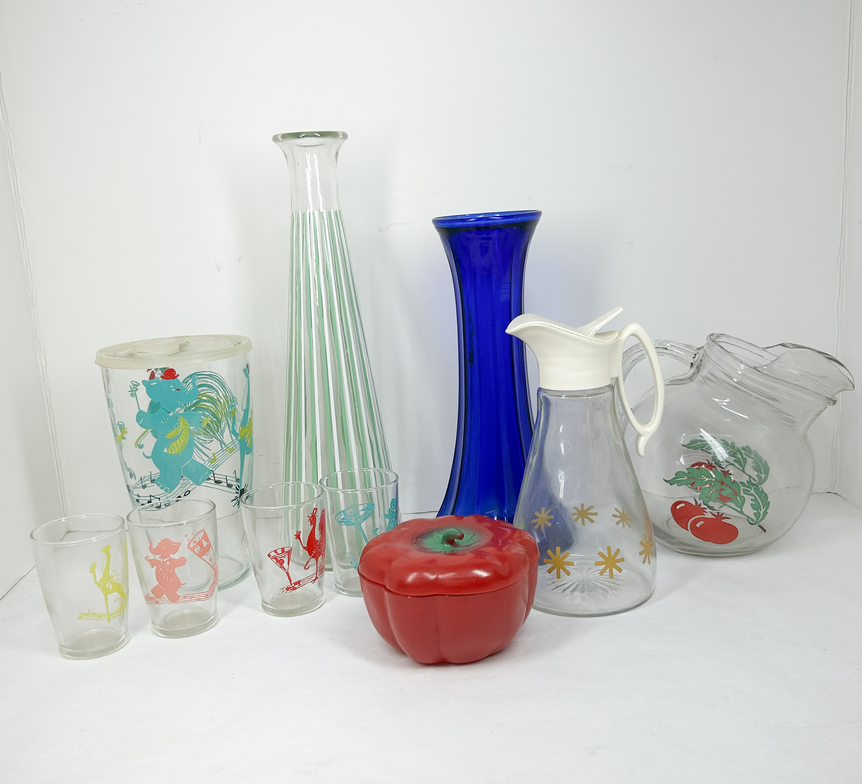 LOG CABIN AND HAZEL-ATLAS GLASSWARE COLLECTION