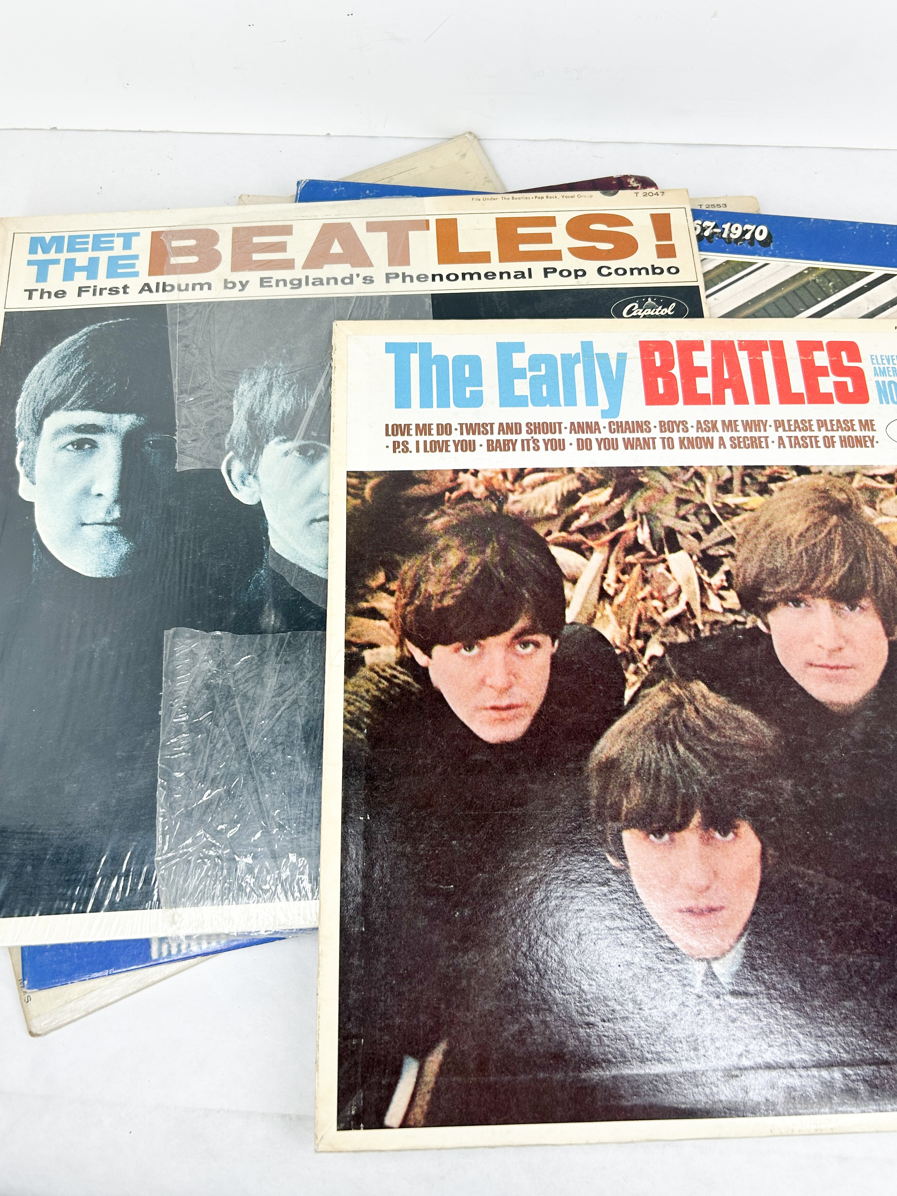 VEE-JAY AND CAPITOL BEATLES VINYL LP COLLECTION