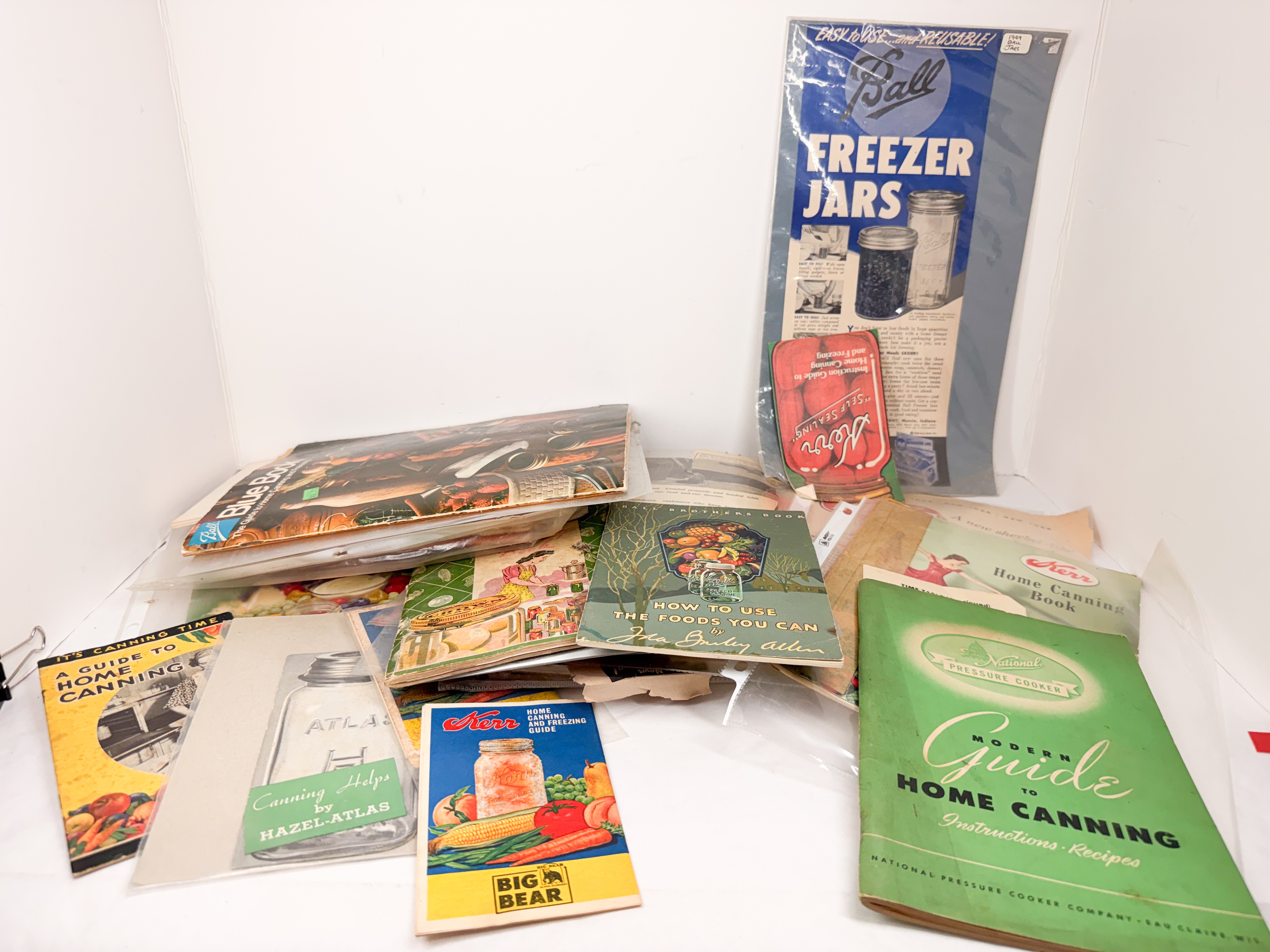 VINTAGE HOME CANNING EPHEMERA COLLECTION, MID-20TH CENTURY