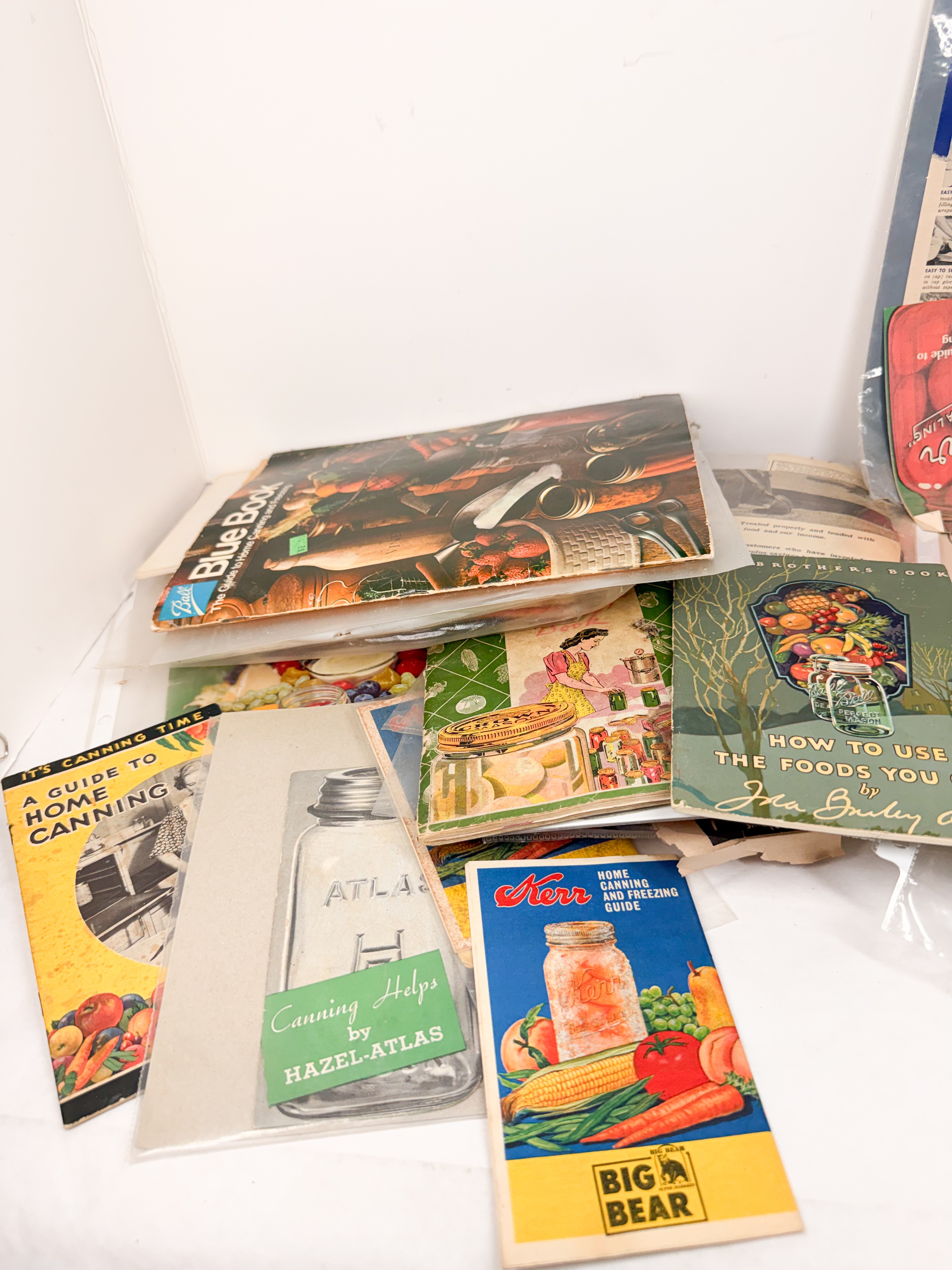 VINTAGE HOME CANNING EPHEMERA COLLECTION, MID-20TH CENTURY