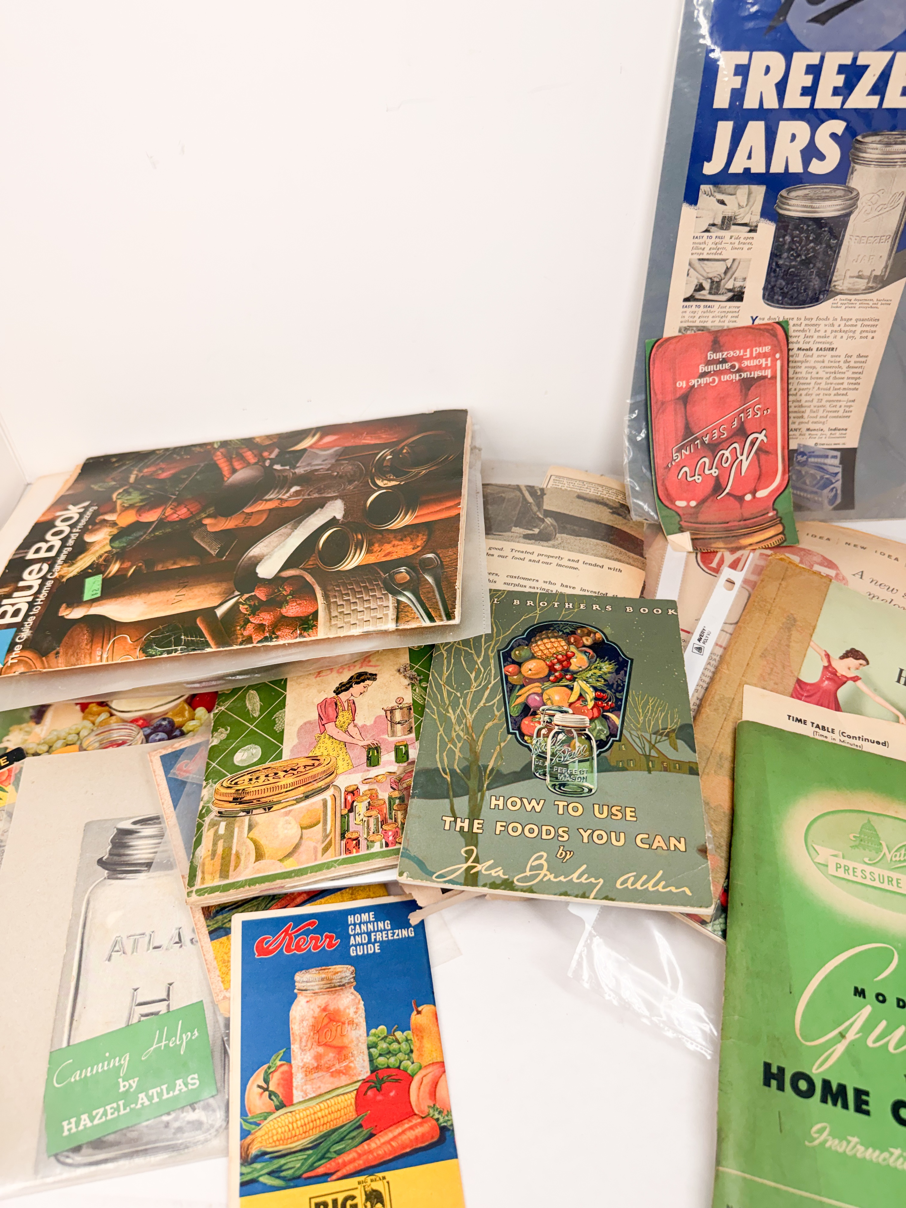 VINTAGE HOME CANNING EPHEMERA COLLECTION, MID-20TH CENTURY