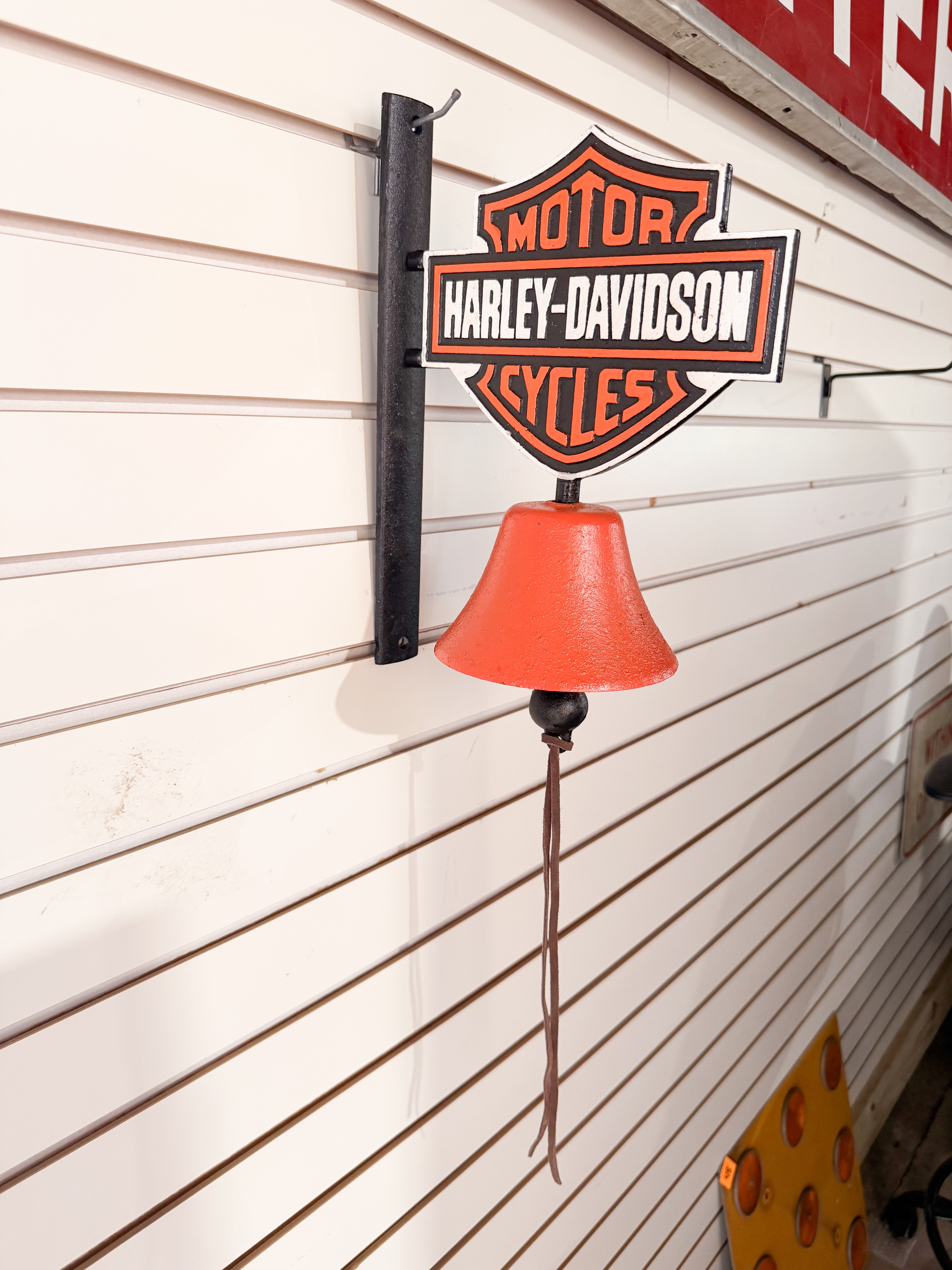 HARLEY-DAVIDSON CAST IRON WALL BELL