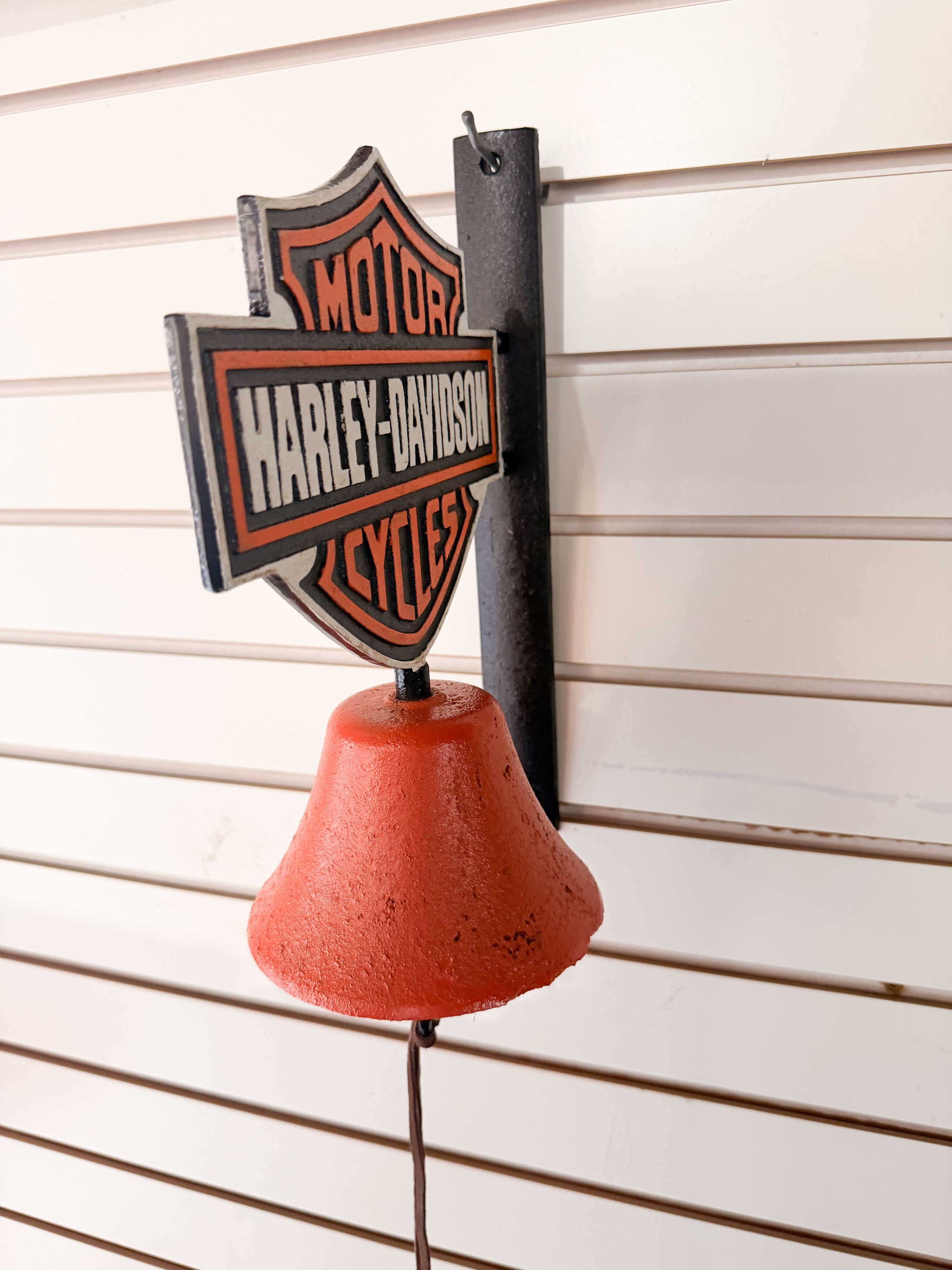 HARLEY-DAVIDSON CAST IRON WALL BELL
