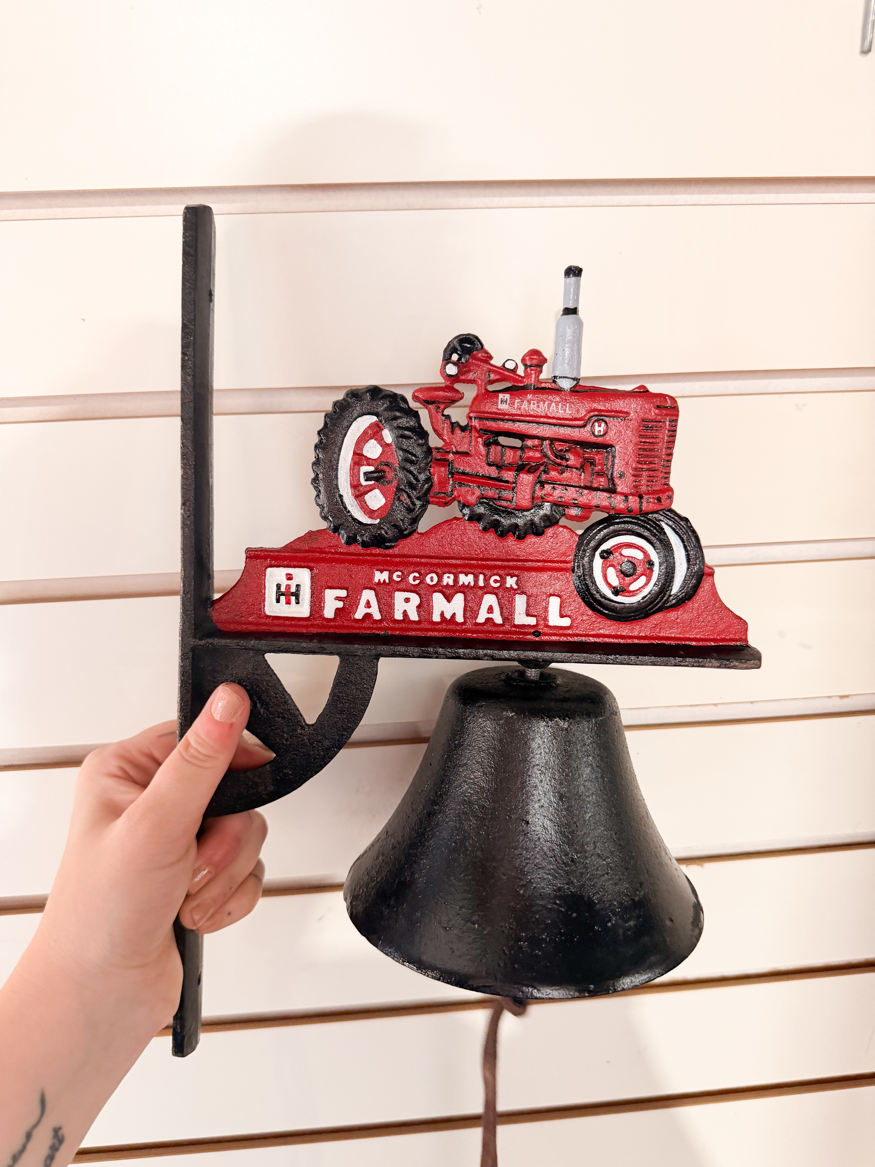 MCCORMICK FARMALL CAST IRON TRACTOR BELL