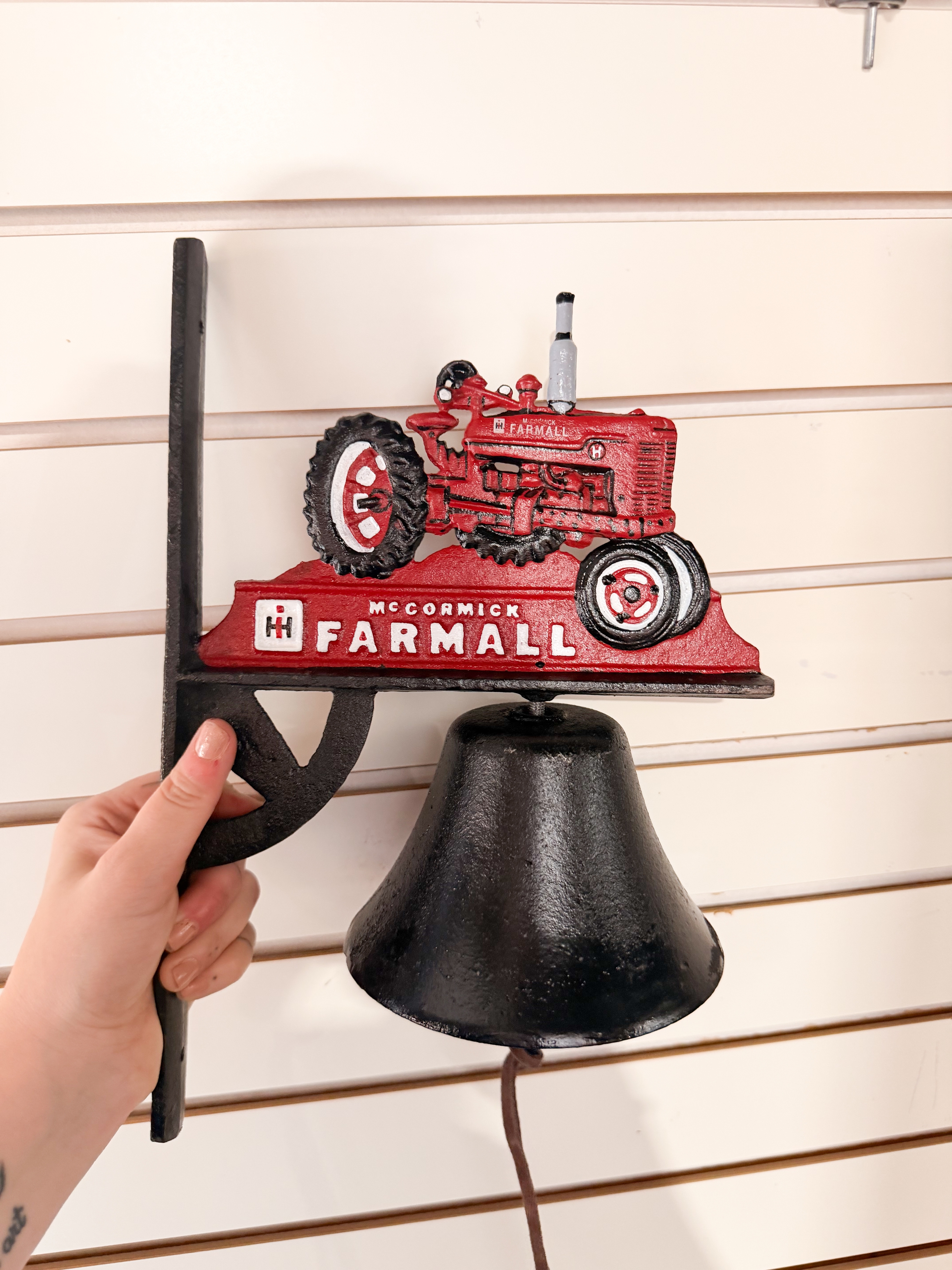 MCCORMICK FARMALL CAST IRON TRACTOR BELL