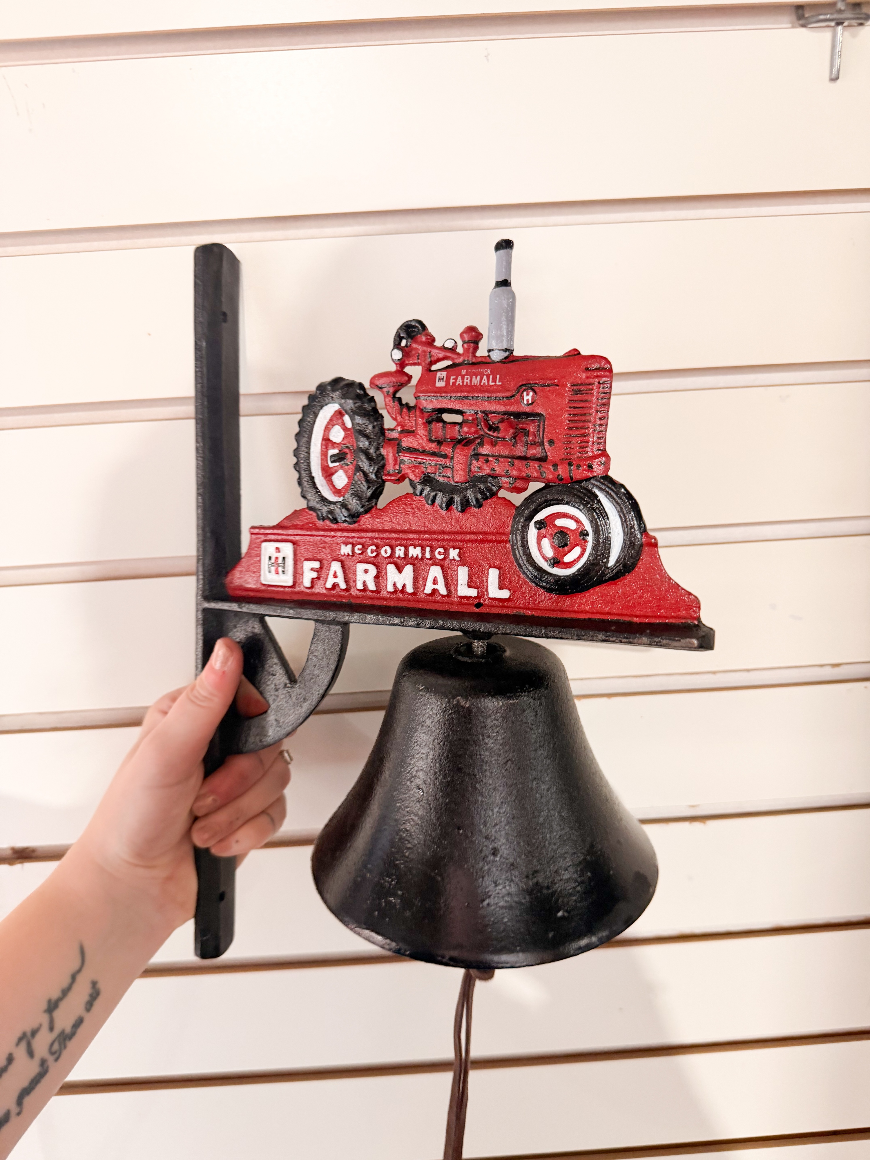 MCCORMICK FARMALL CAST IRON TRACTOR BELL