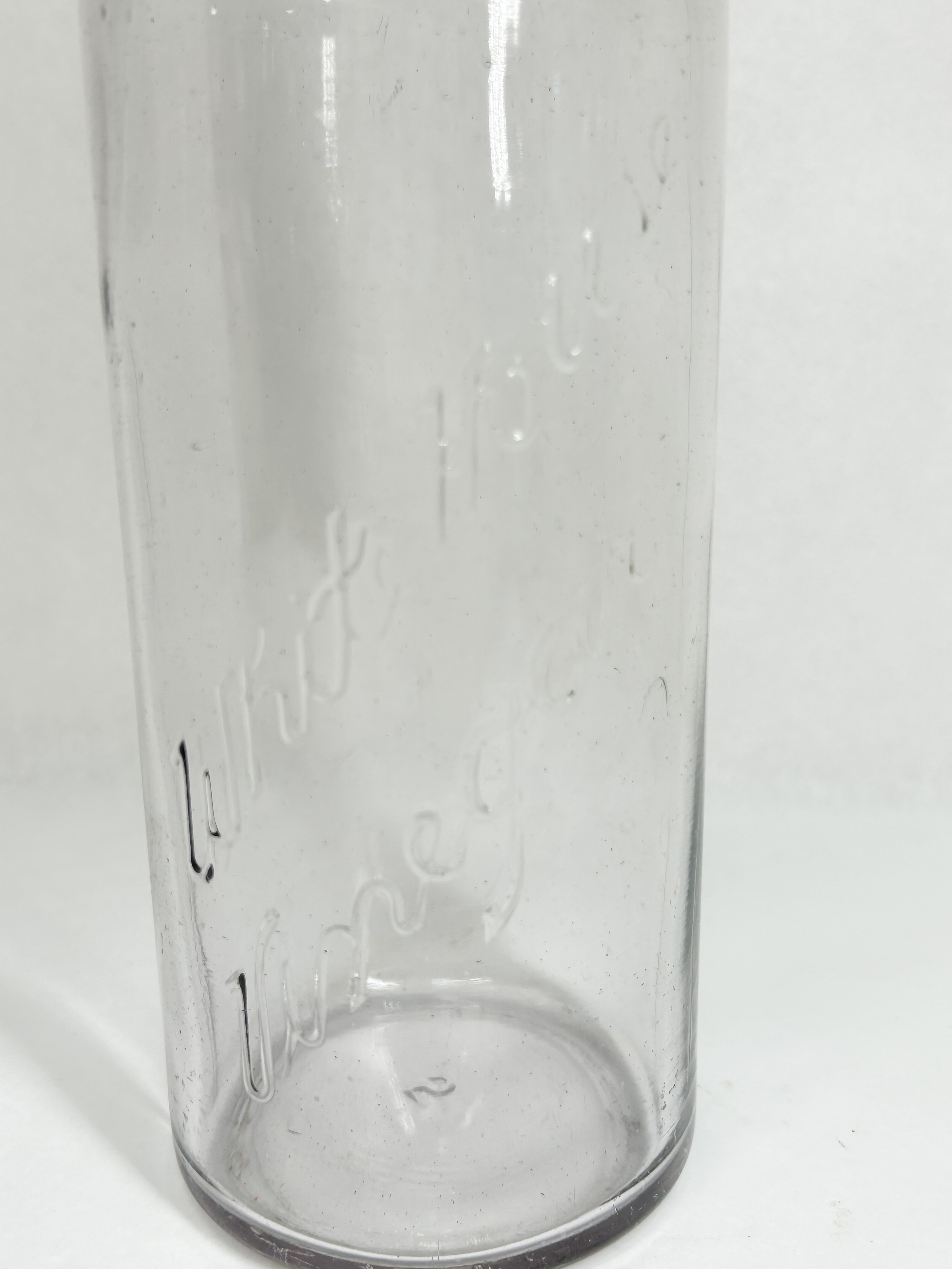 WHITE HOUSE VINEGAR GLASS JAR