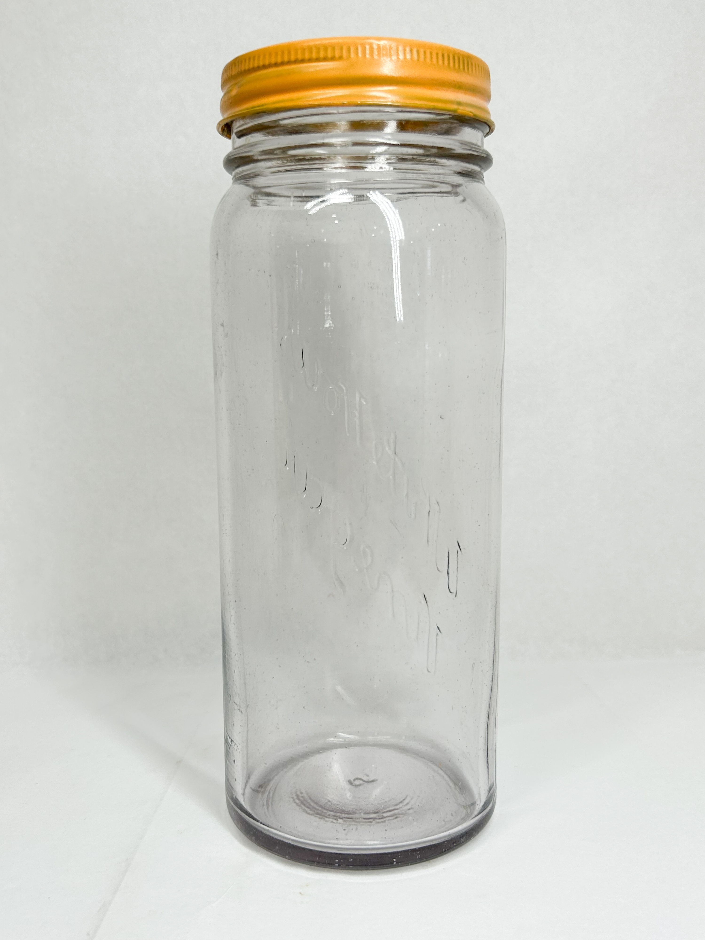 WHITE HOUSE VINEGAR GLASS JAR