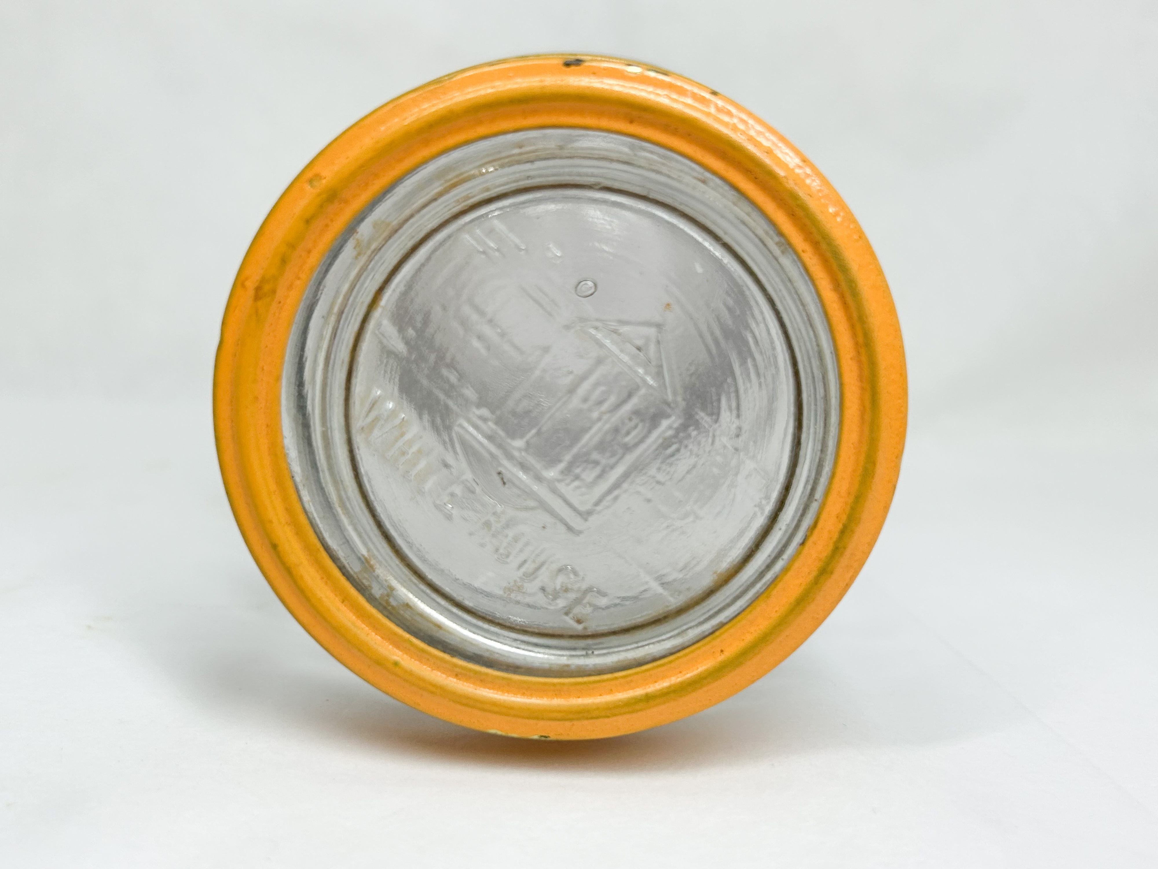 WHITE HOUSE VINEGAR GLASS JAR