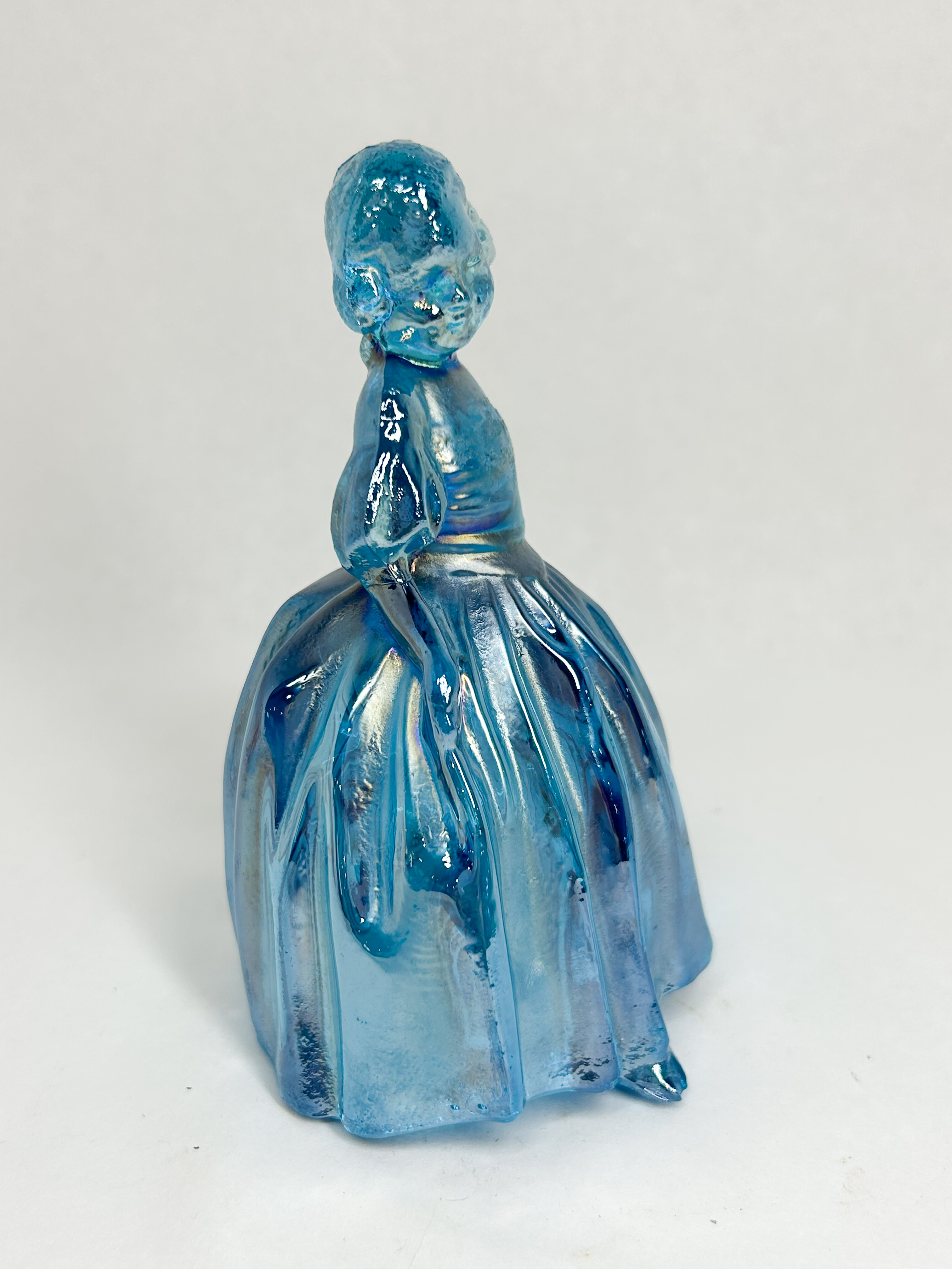 GLASS BLUE SOUTHERN BELL