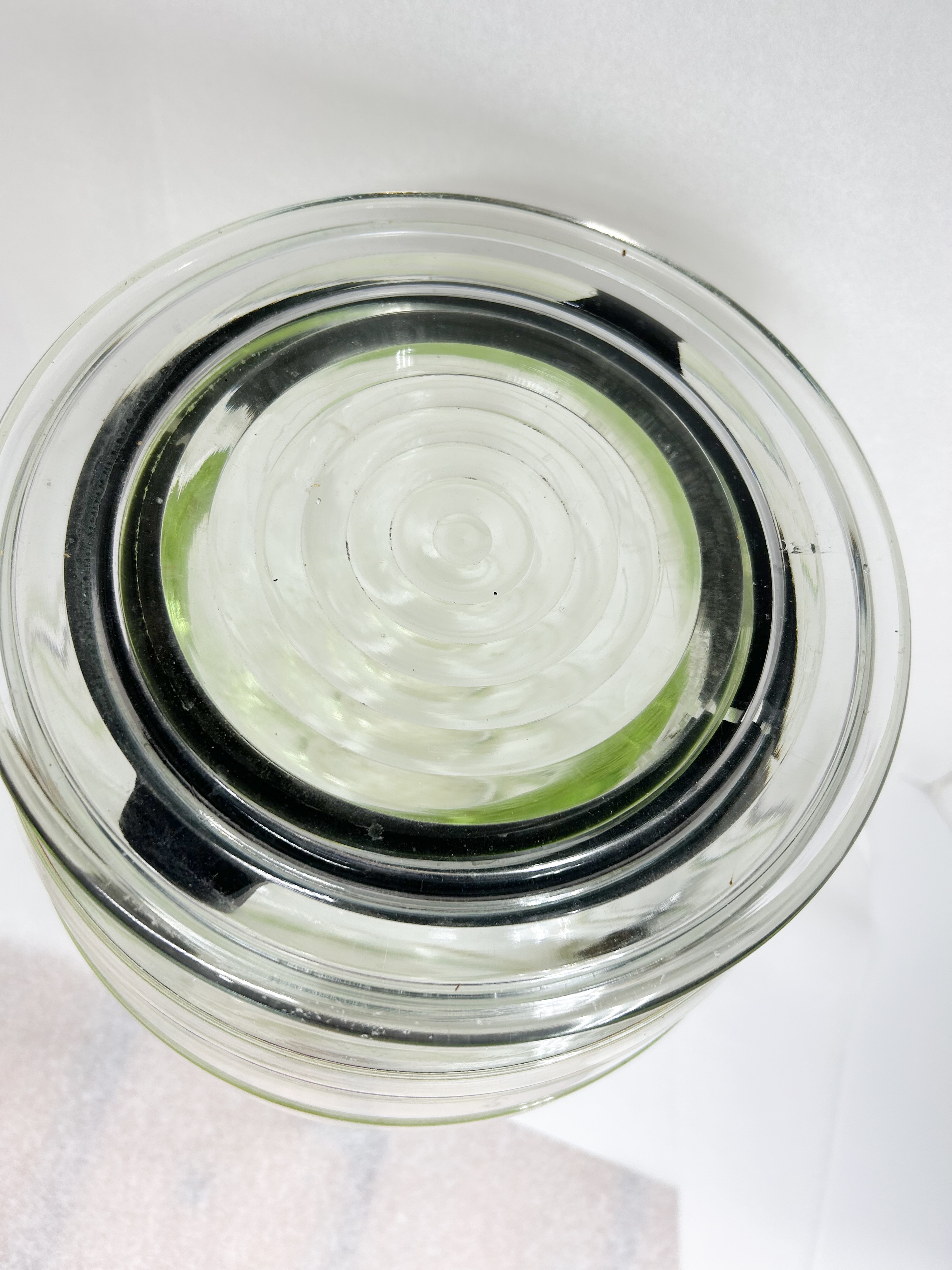 MCKEE GLASS BARREL BEVERAGE DISPENSER