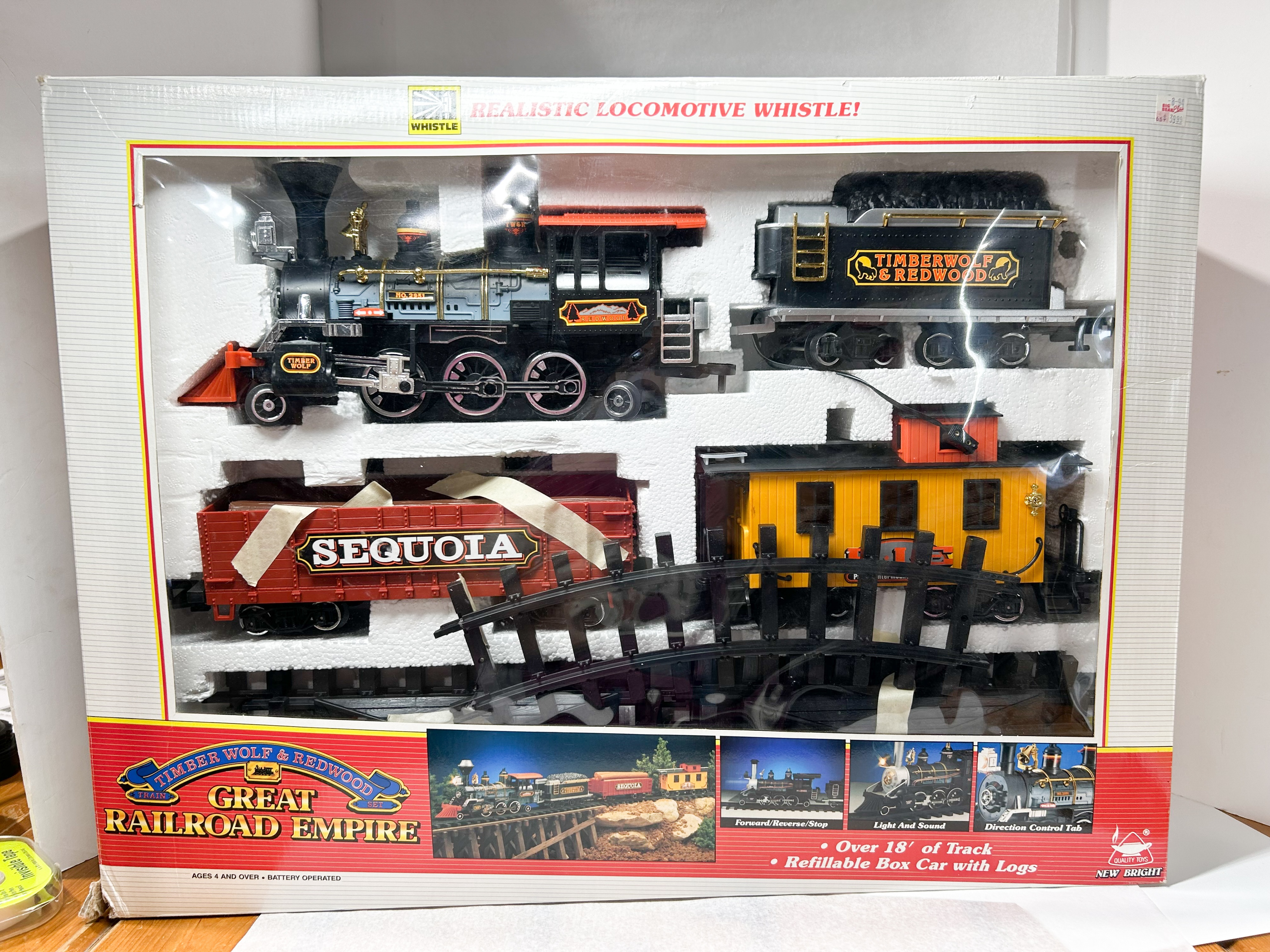 NEW BRIGHT GREAT RAILROAD EMPIRE TRAIN SET