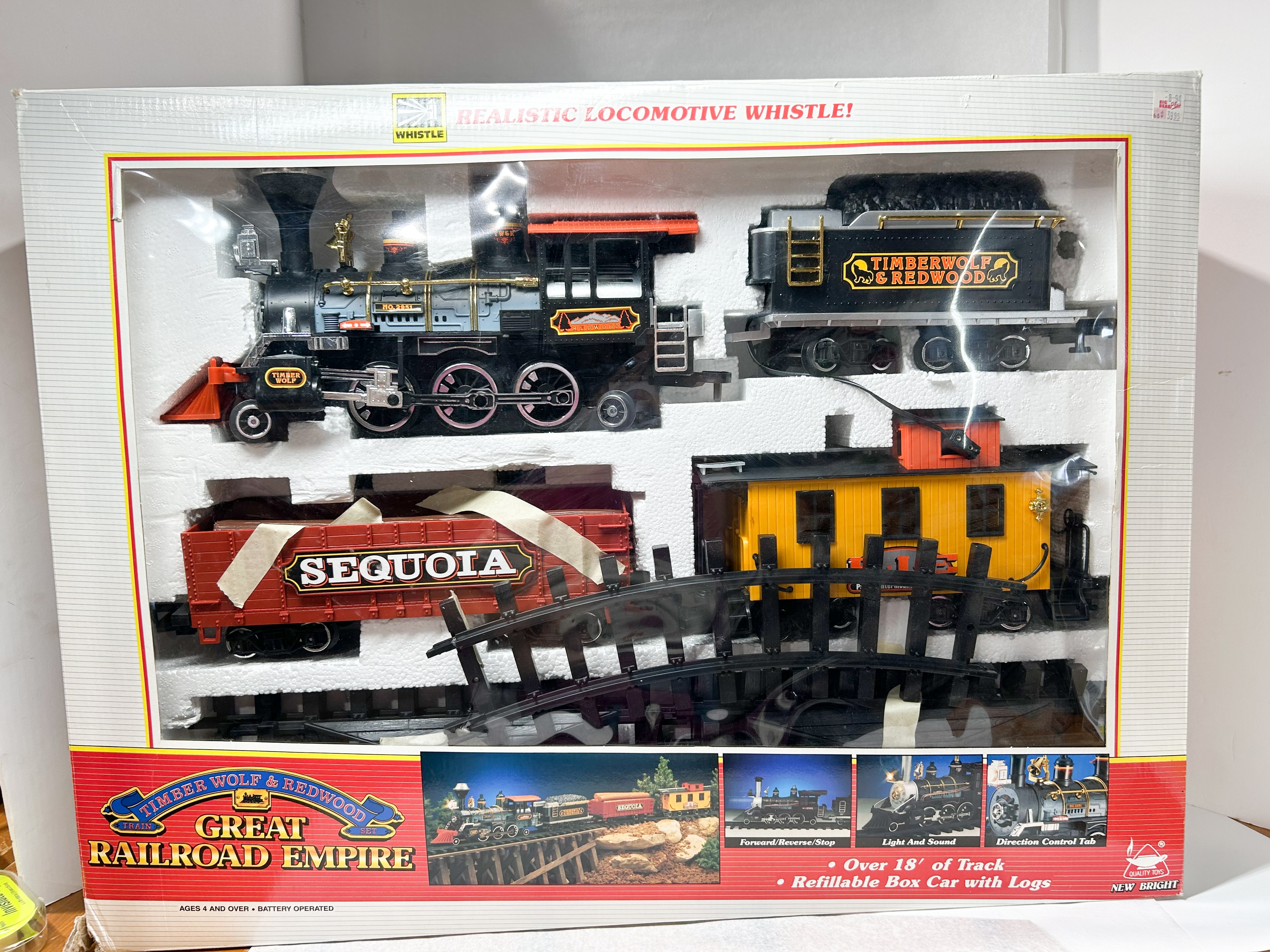 NEW BRIGHT GREAT RAILROAD EMPIRE TRAIN SET