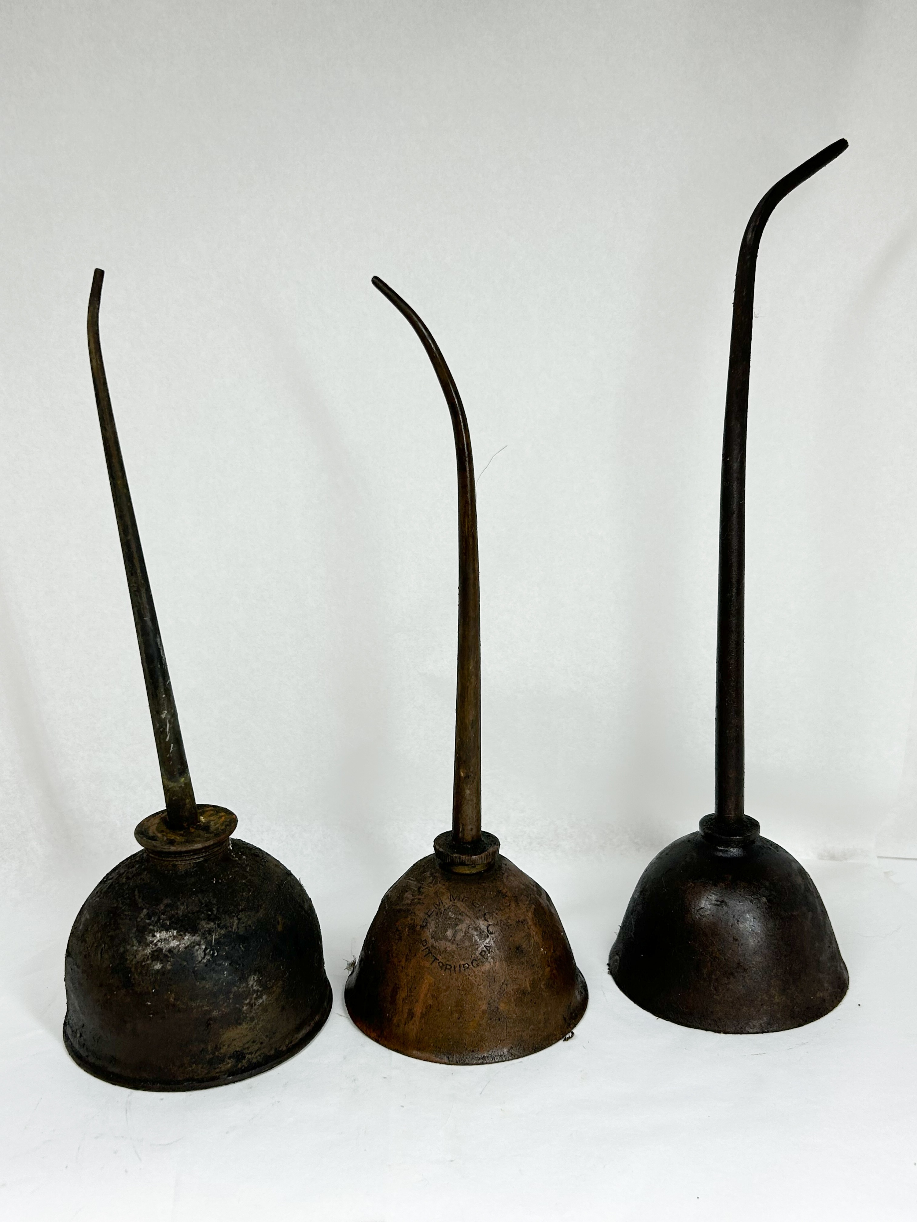 GEM MFG CO THREE STEEL OILERS