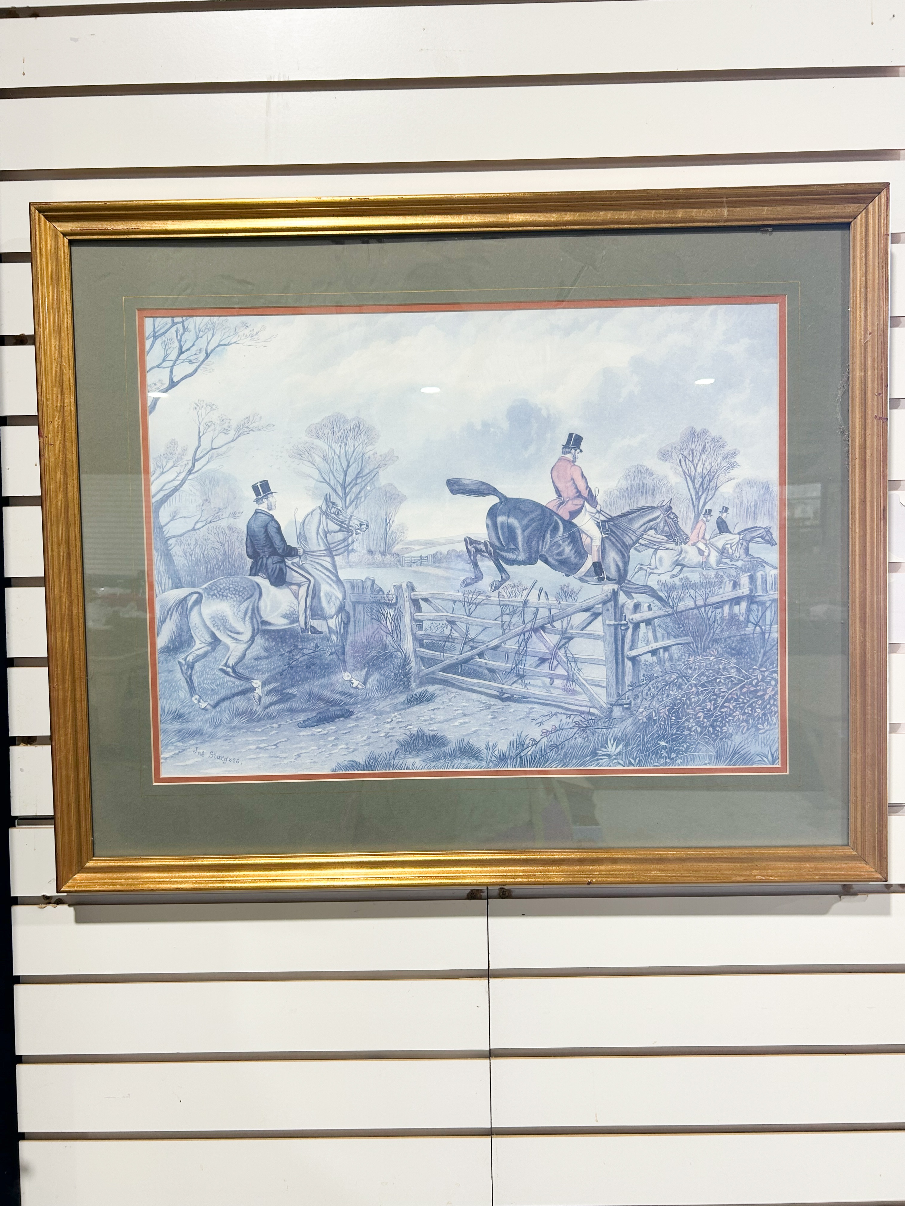 JOHN STURGESS, FOX HUNTING LITHOGRAPHS (SIGNED)