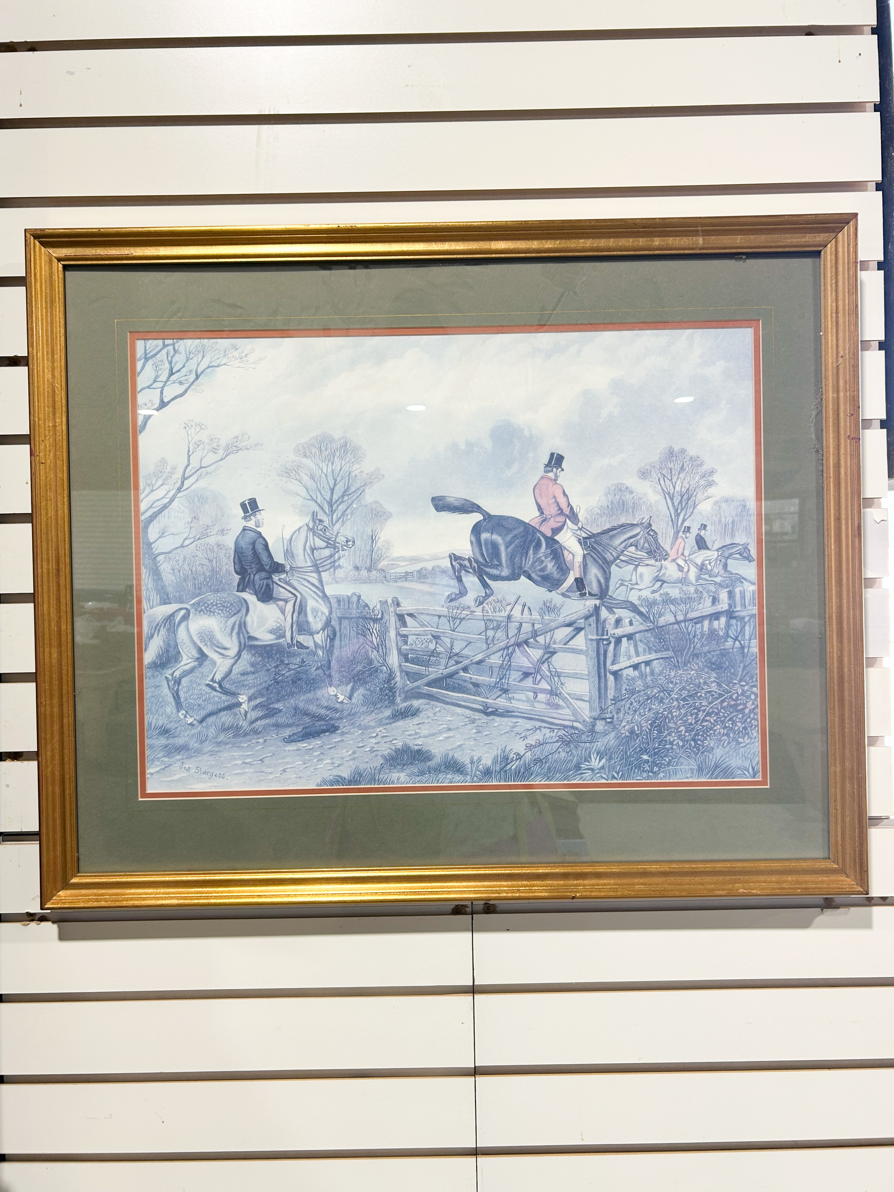 JOHN STURGESS, FOX HUNTING LITHOGRAPHS (SIGNED)