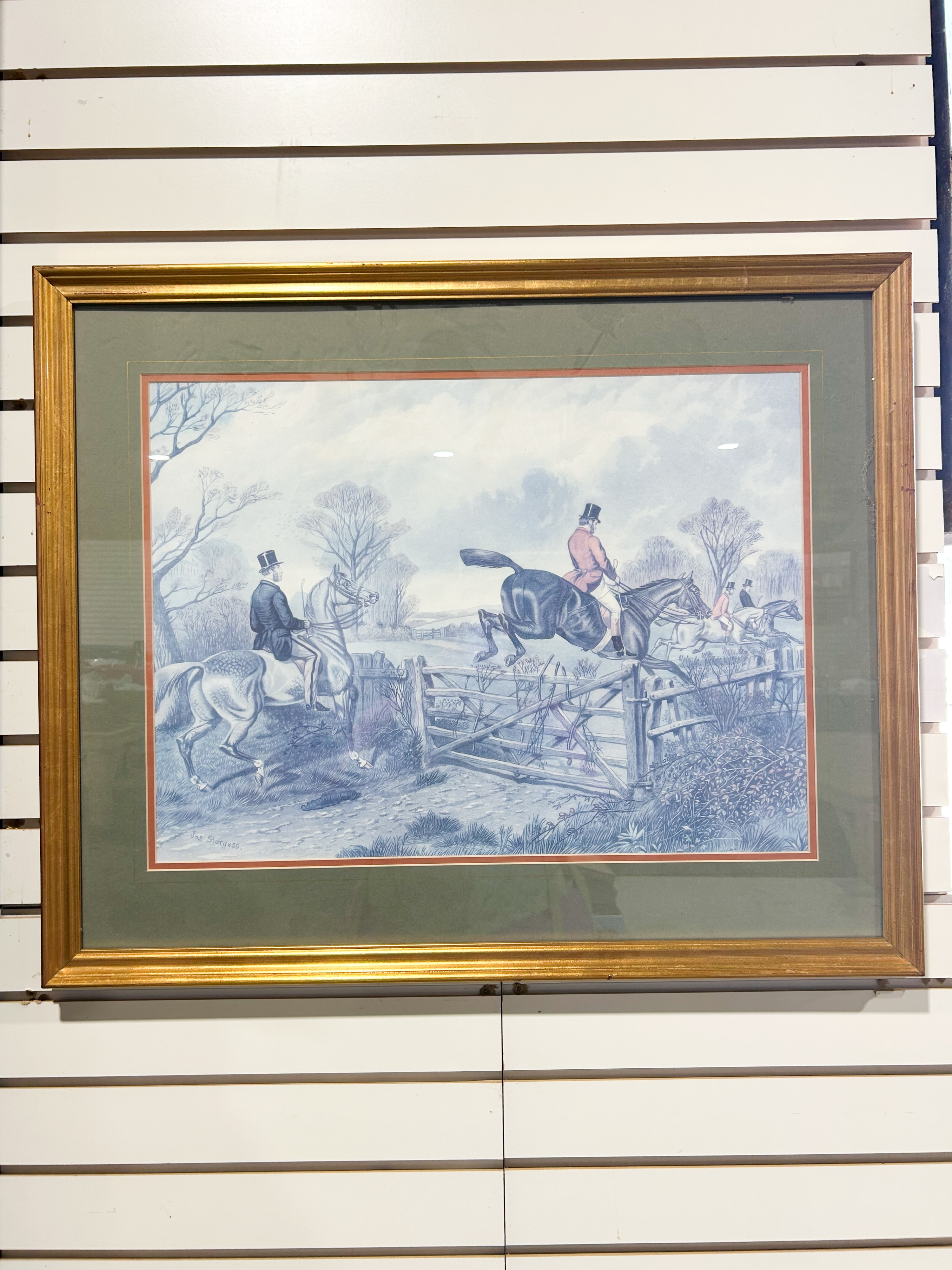 JOHN STURGESS, FOX HUNTING LITHOGRAPHS (SIGNED)