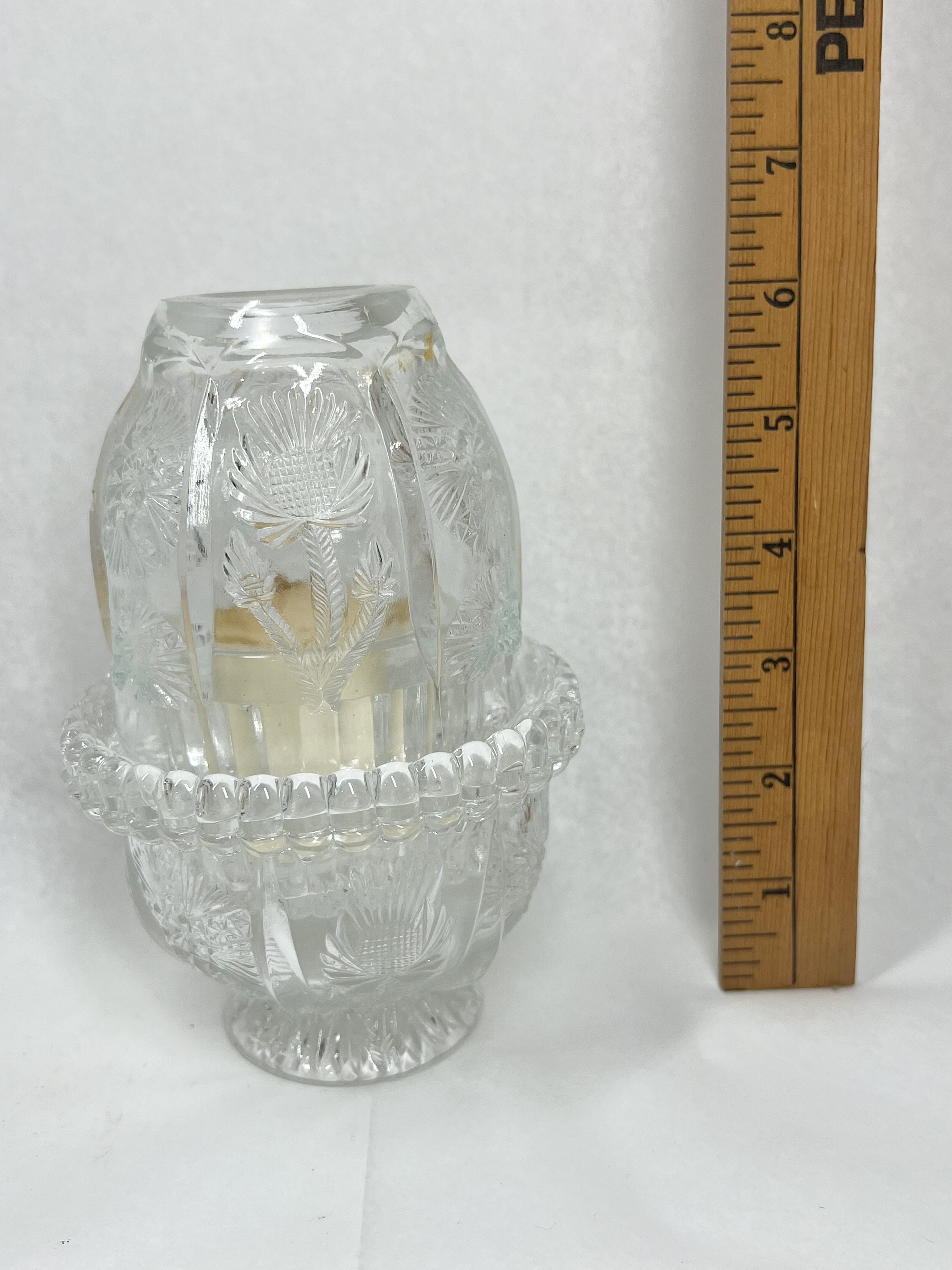4 PIECE THISTLE FAIRY LAMP