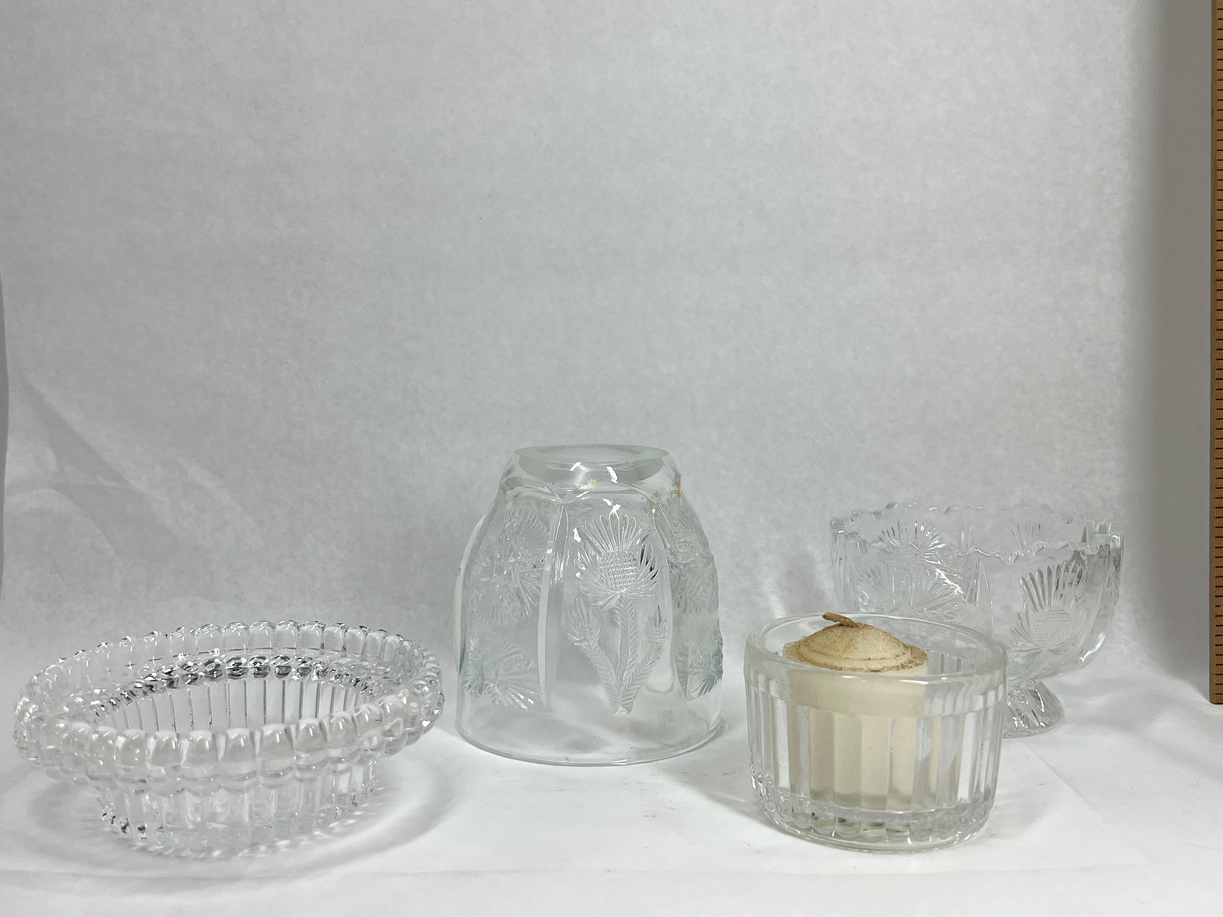 4 PIECE THISTLE FAIRY LAMP