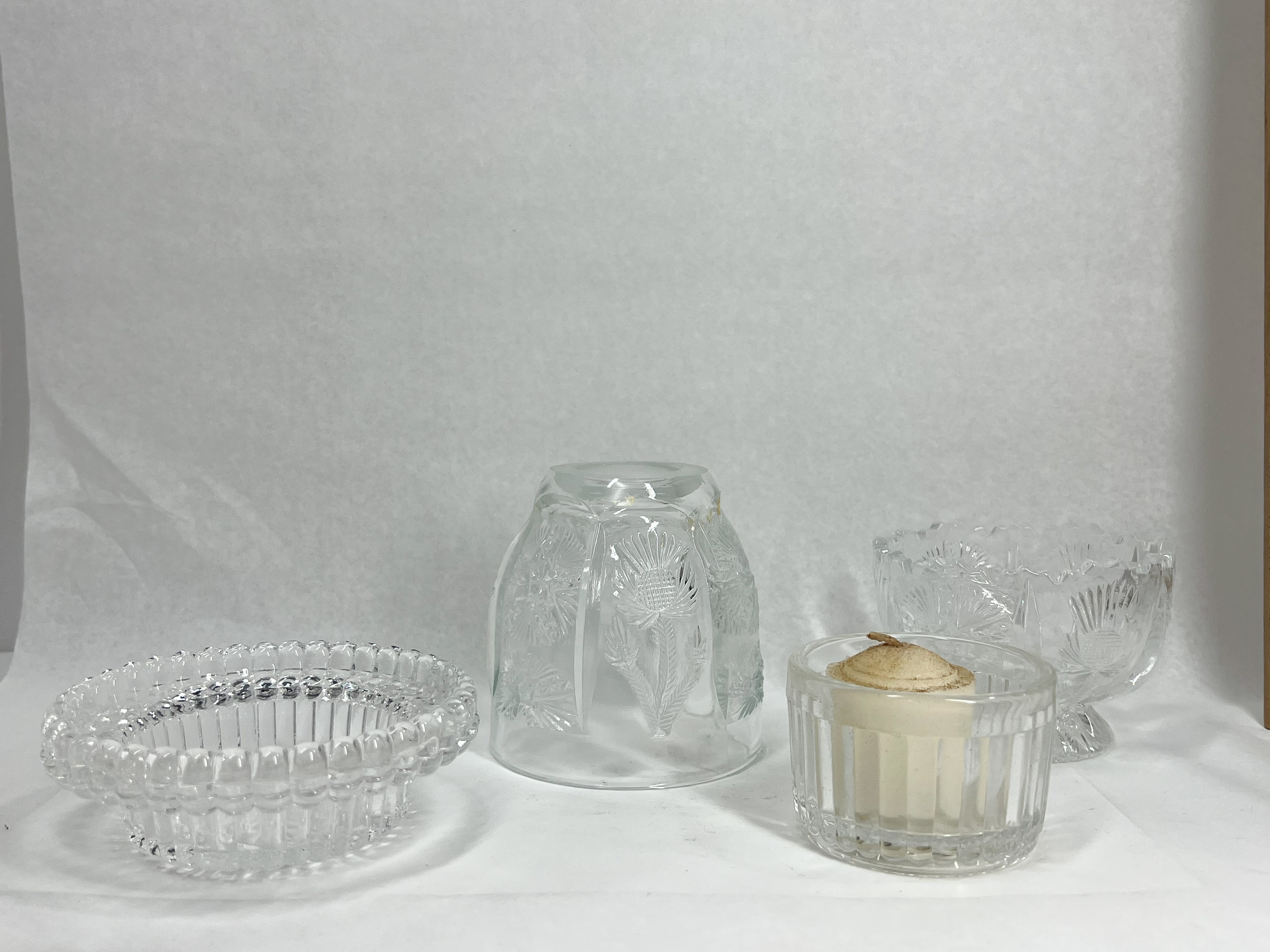 4 PIECE THISTLE FAIRY LAMP