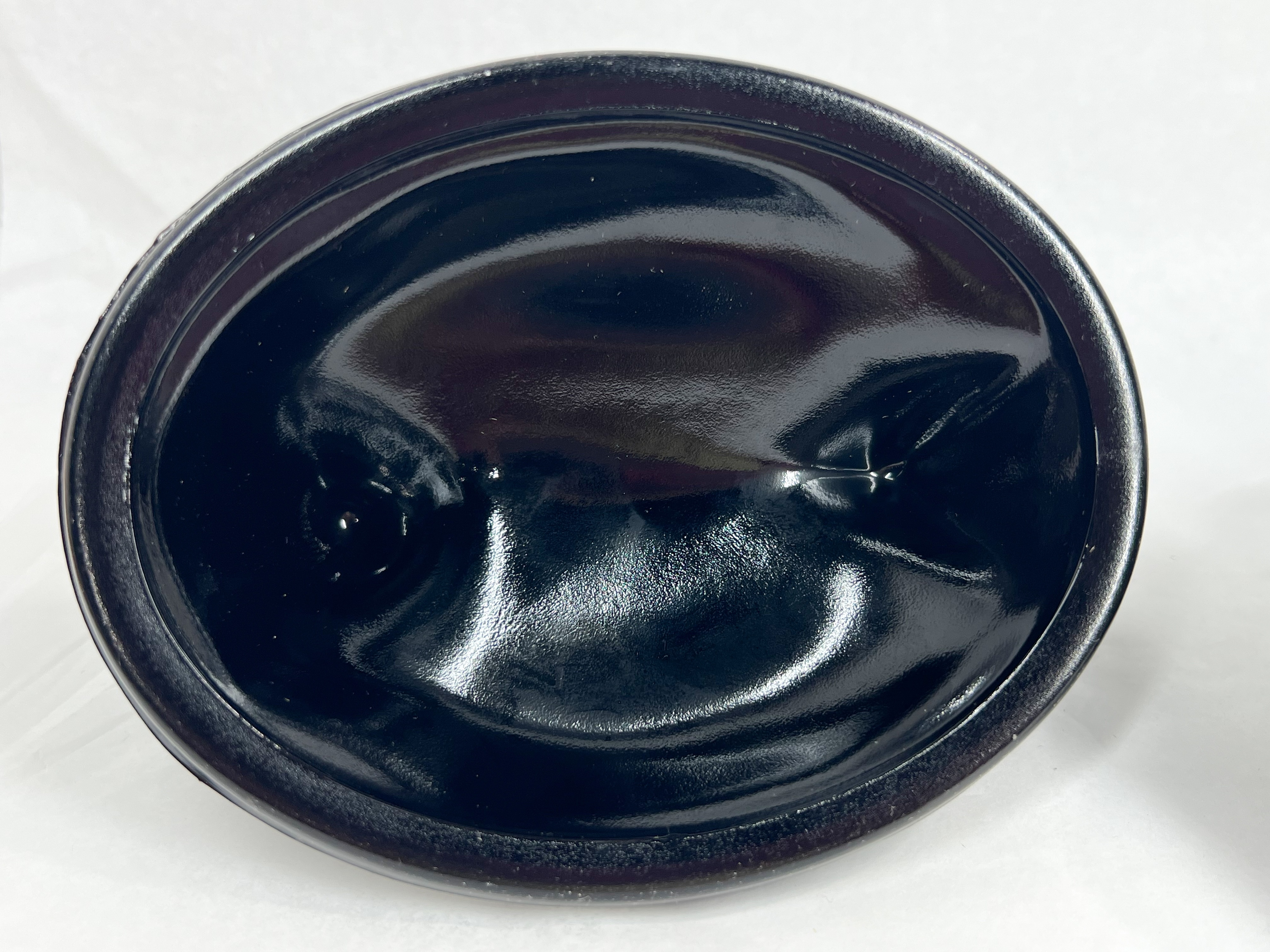 MOSSER BLACK HEN ON NEST