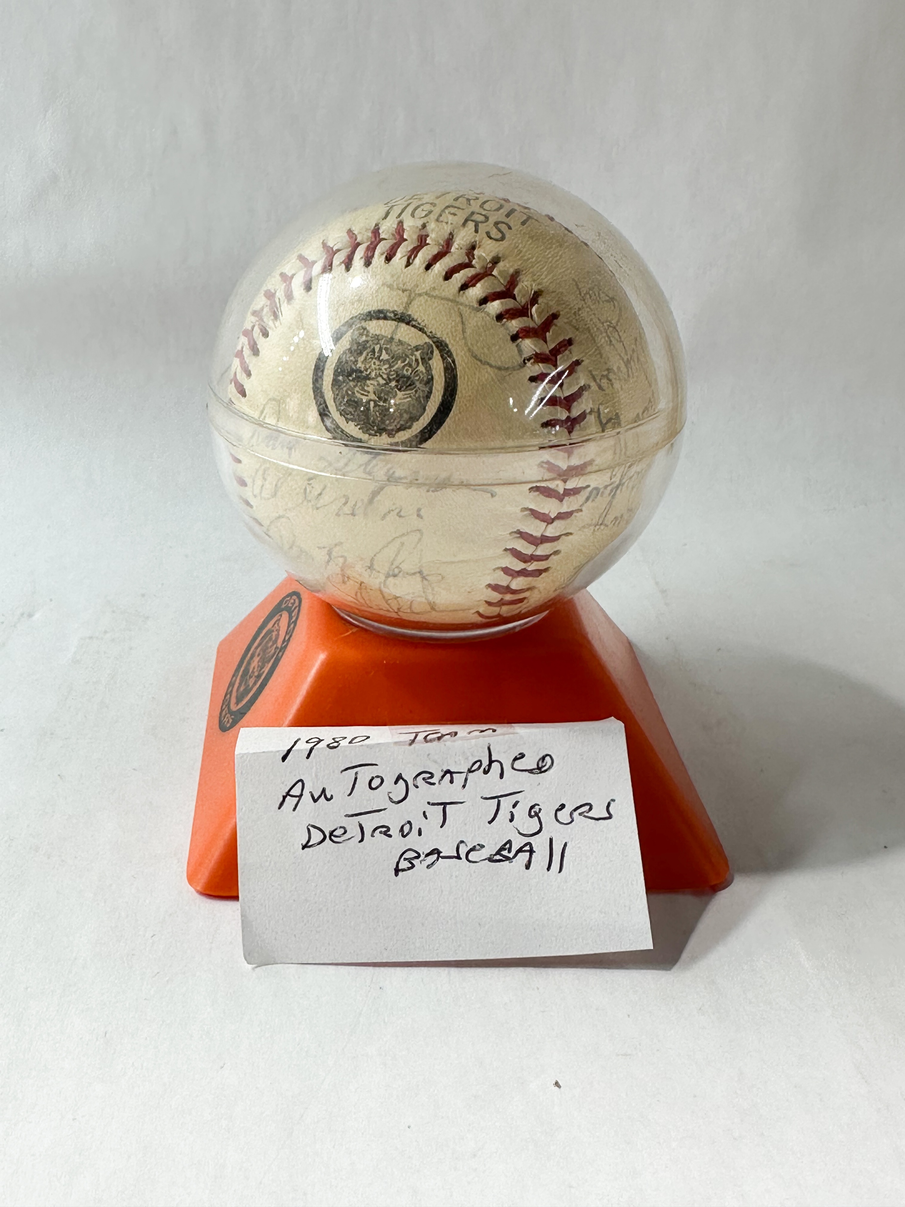 WILSON 1980 DETROIT TIGERS AUTOGRAPHED BASEBALL