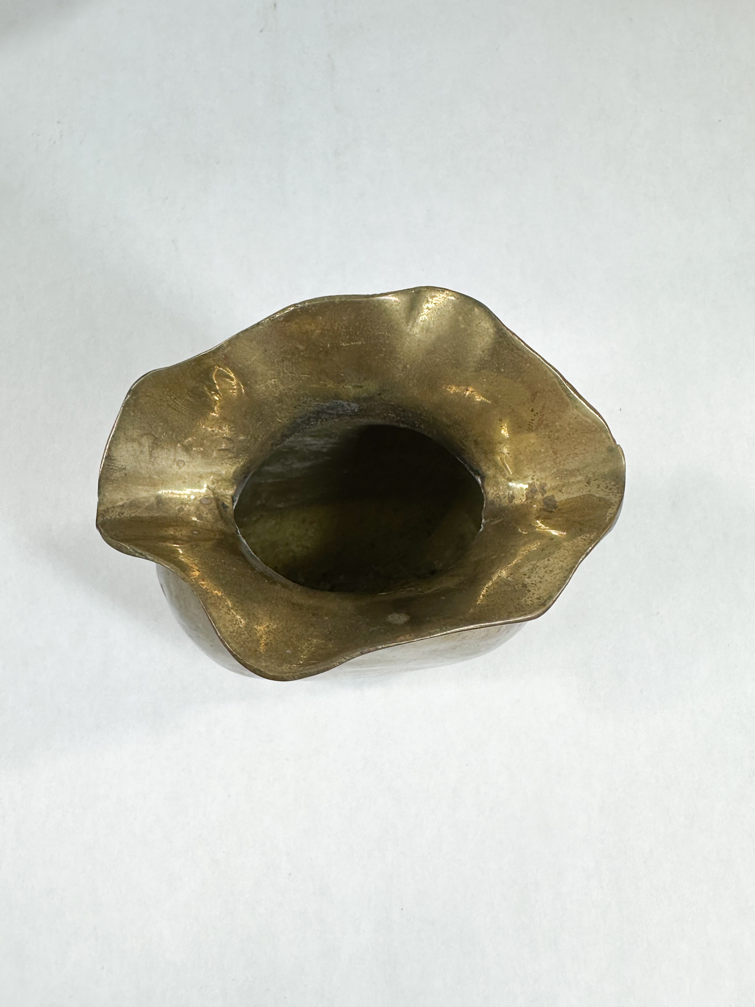 TRIO OF BRASS DECORATIVE OBJECTS