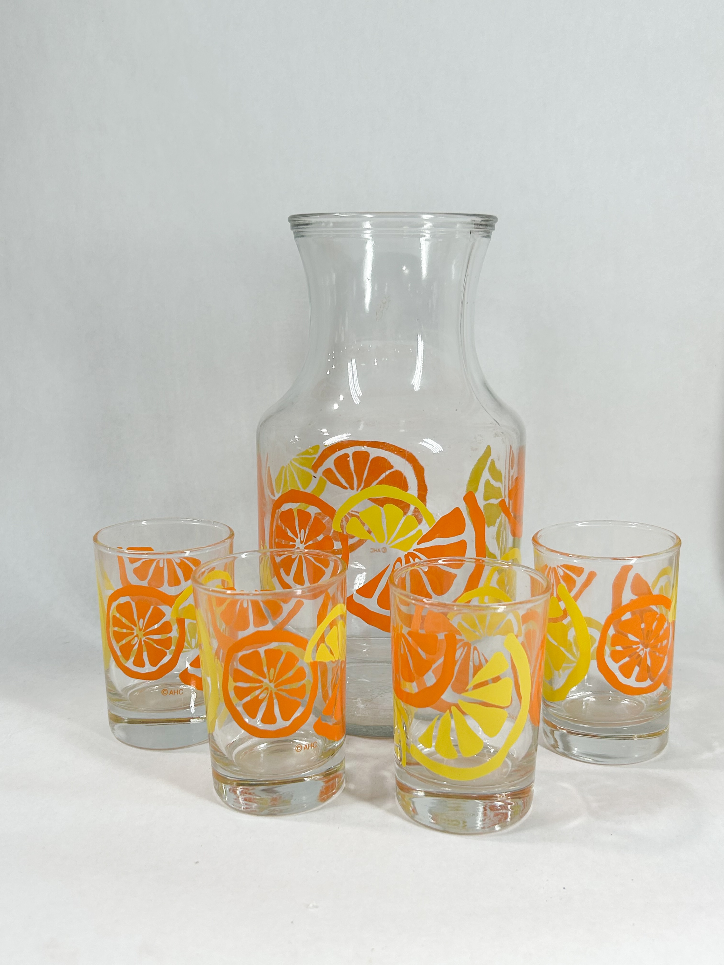ANCHOR HOCKING GLASS JUICE SET