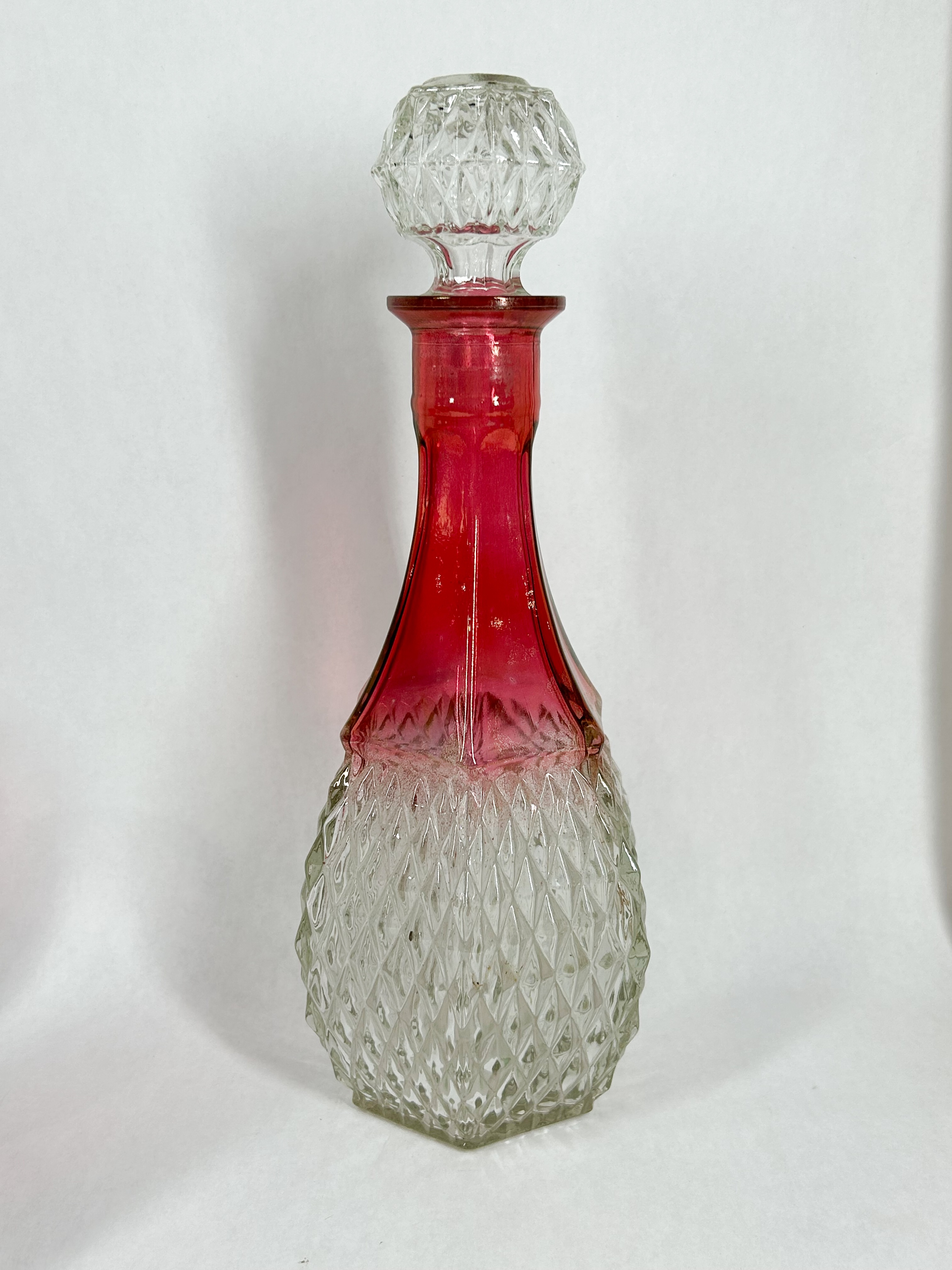 INDIANA RUBY FLASHED PRESSED GLASS SERVICE