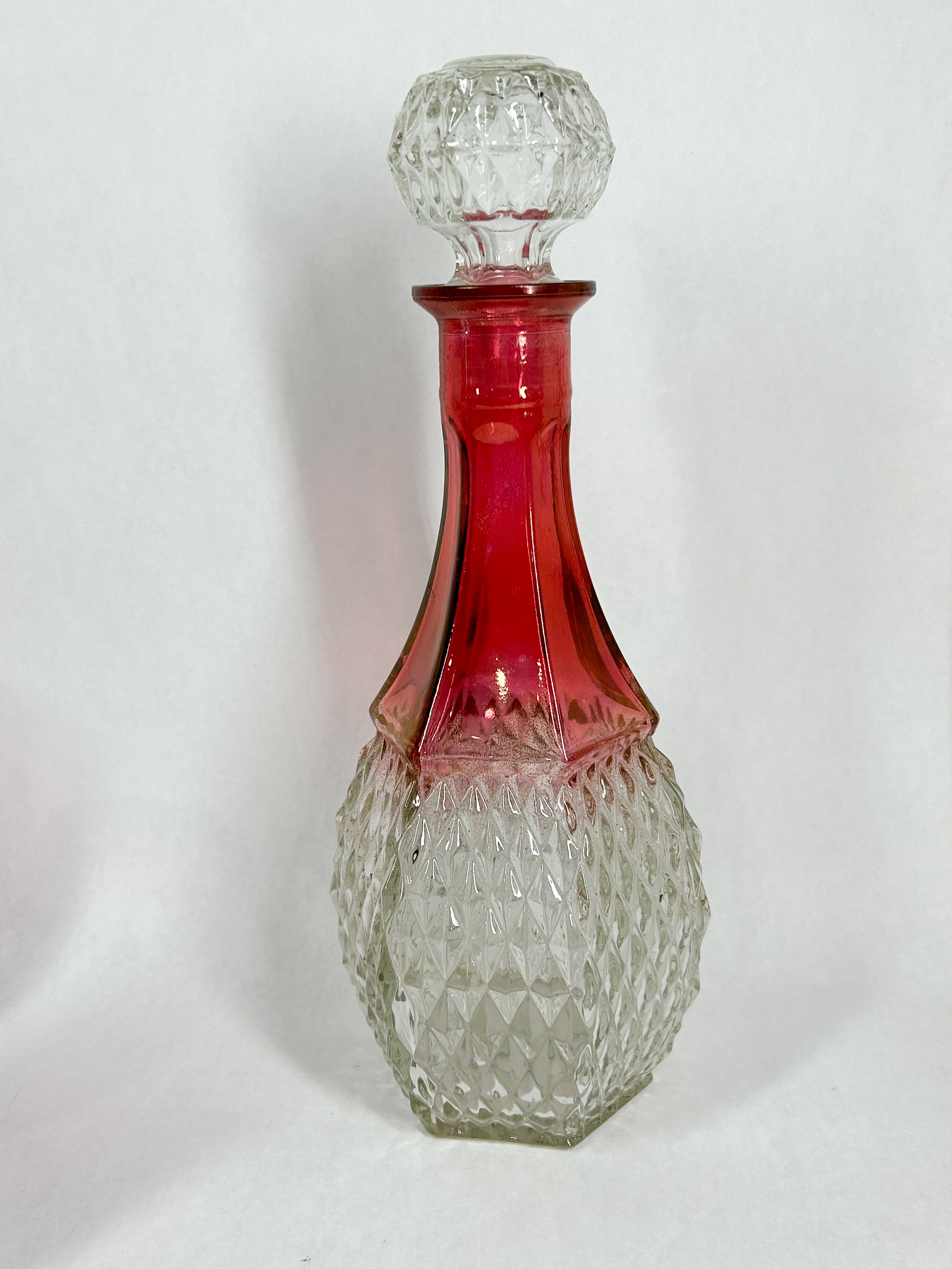 INDIANA RUBY FLASHED PRESSED GLASS SERVICE